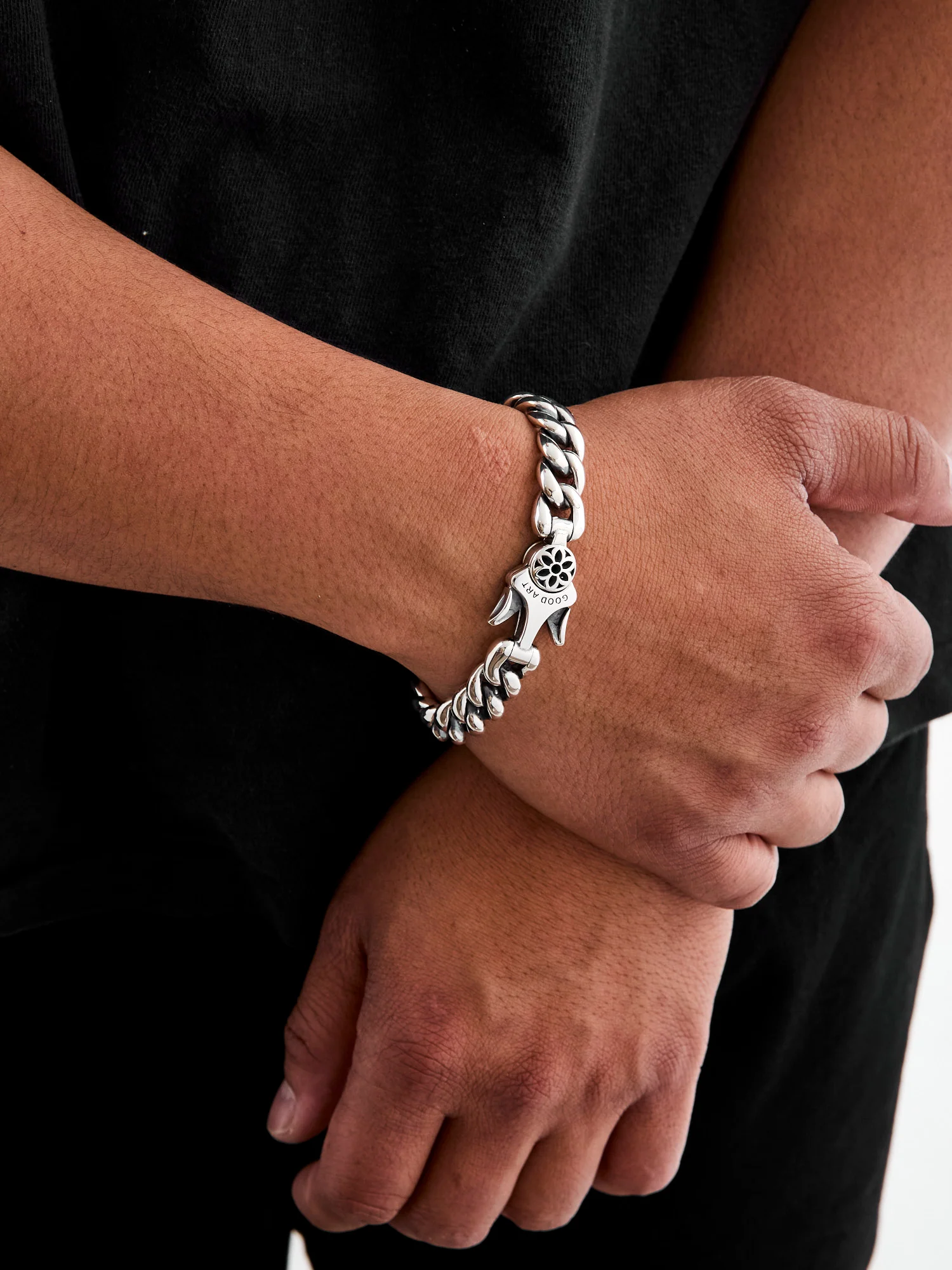 Model 10 Bracelet Size 3A in Sterling Silver - Image 2