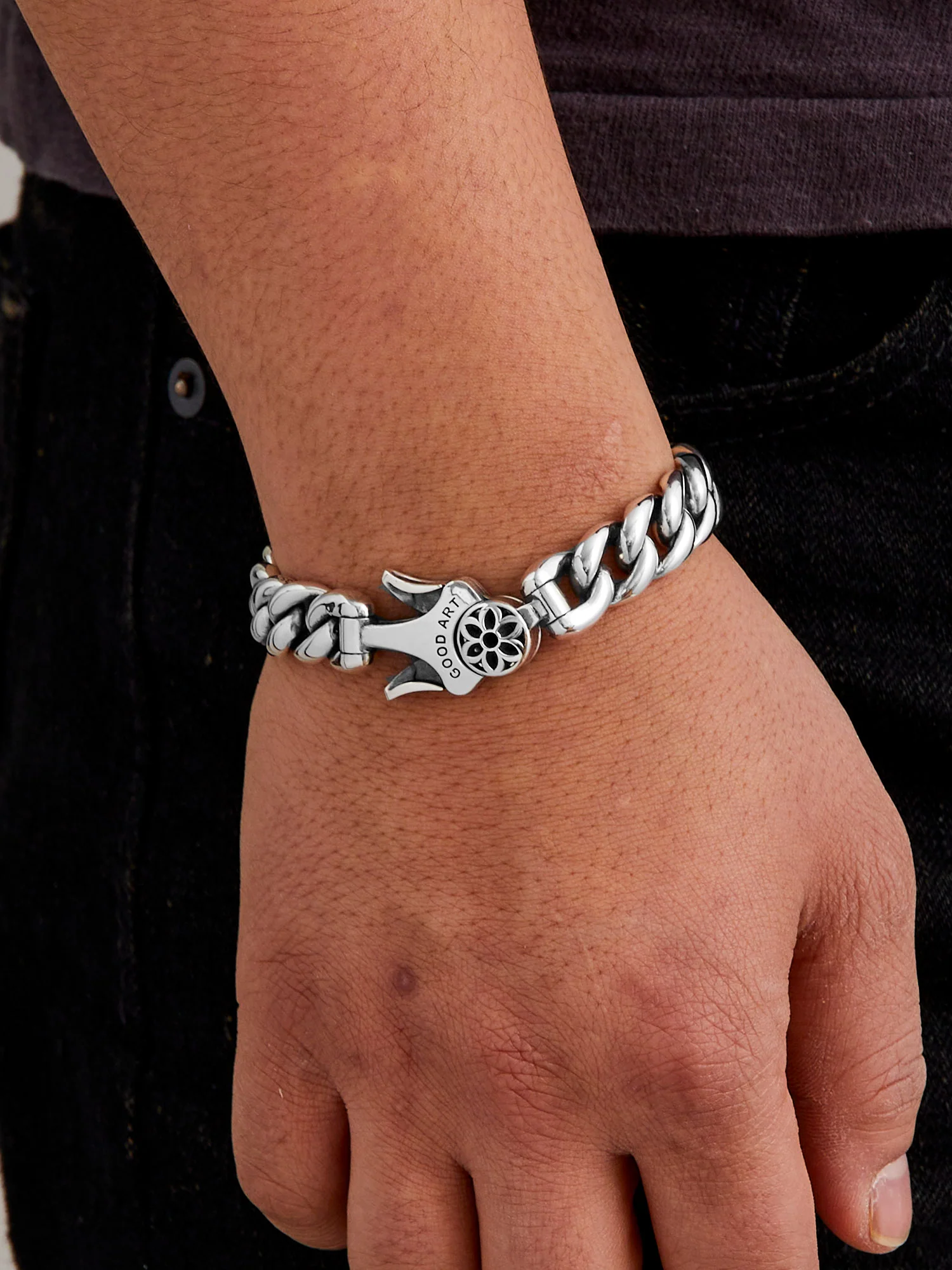 Model 10 Bracelet Size AA in Sterling Silver - Image 2