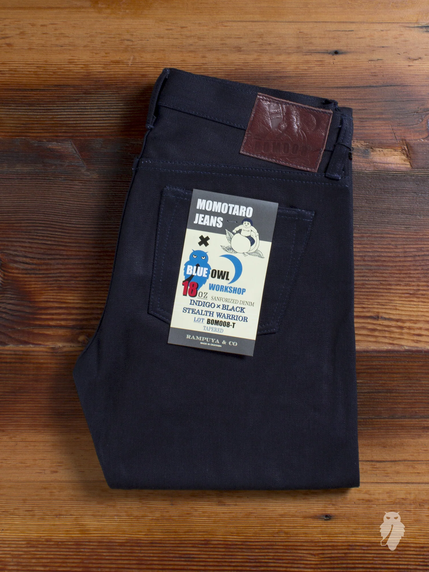 BOM008-T "Stealth Warrior" 18oz Raw Selvedge - Tapered Fit - Image 2