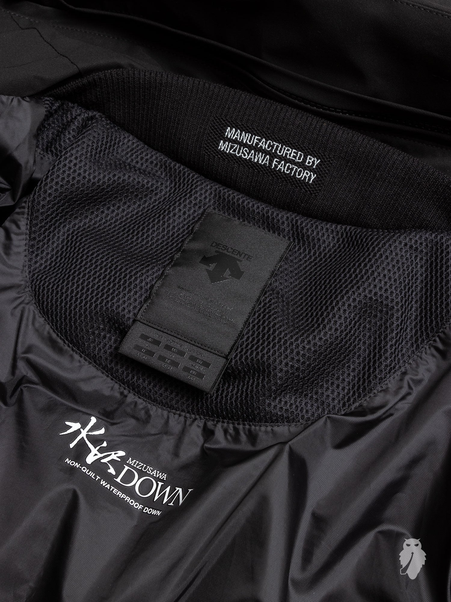 "Mountaineer" Mizusawa Down Jacket in Black - Image 11