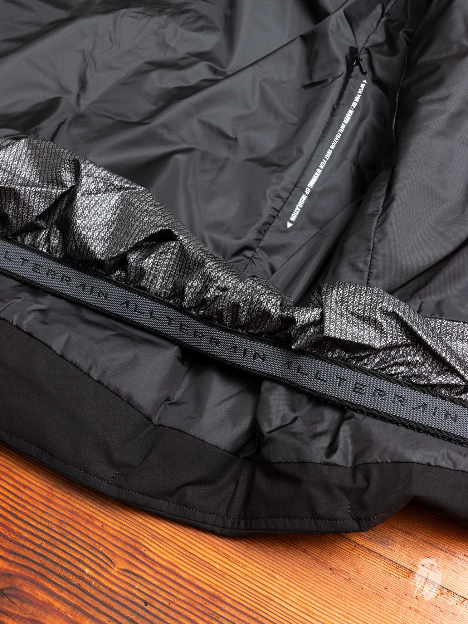 "Mountaineer" Mizusawa Down Jacket in Black - Image 14