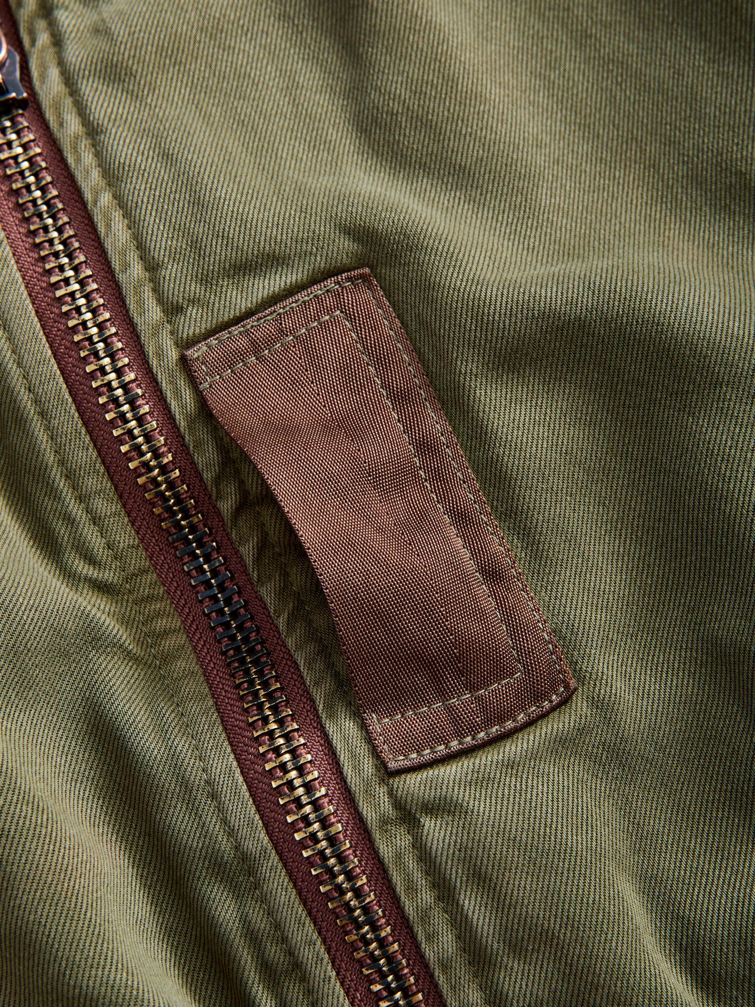 MSP-4025 Vintage Wash MA-1 Jacket in Army Green - Image 8
