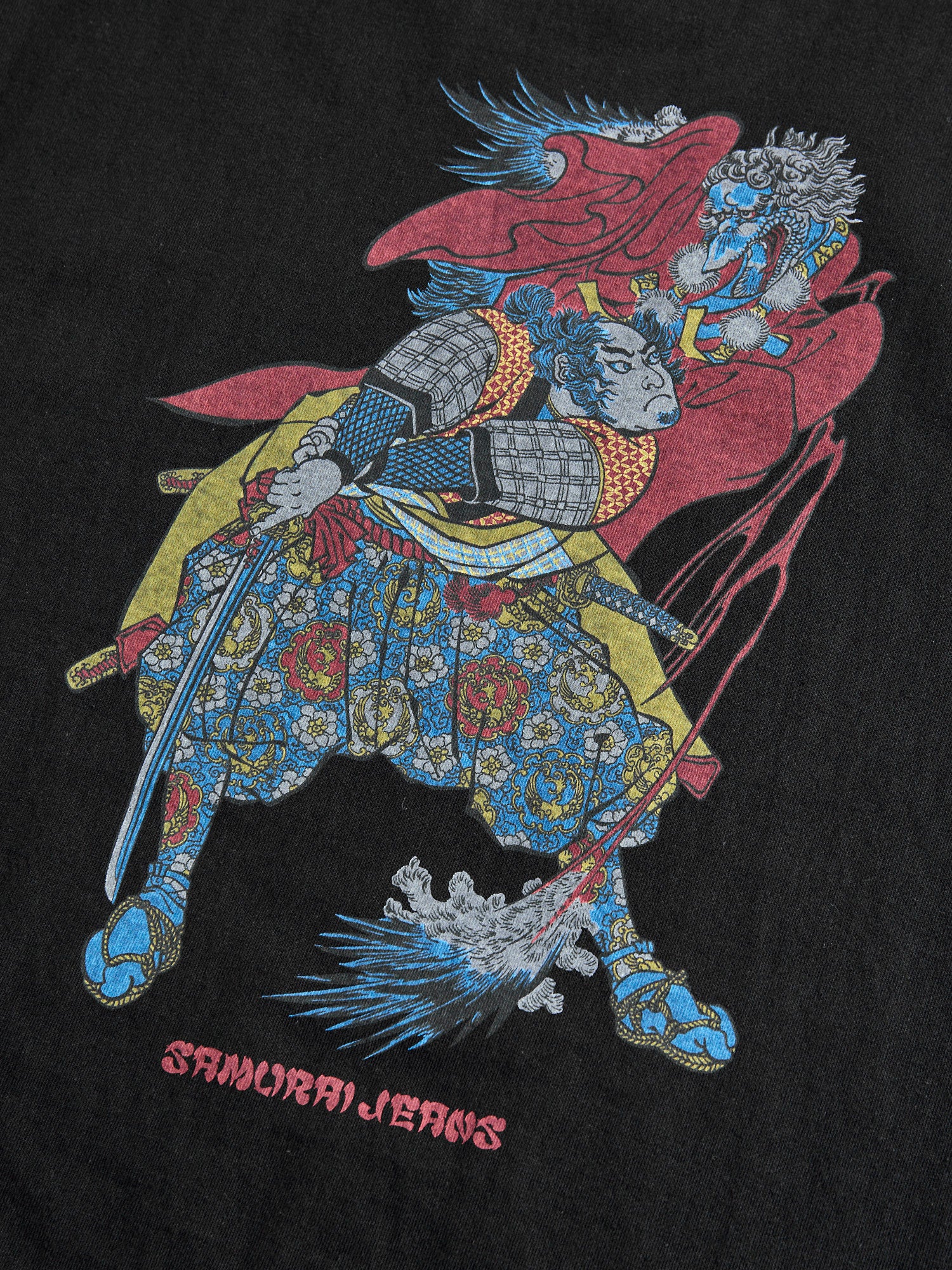"Musashi" Heavyweight T-Shirt in Black - Image 8