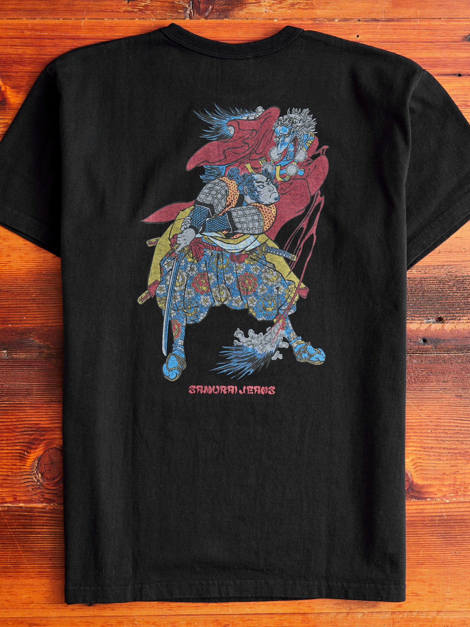 "Musashi" Heavyweight T-Shirt in Black - Image 9