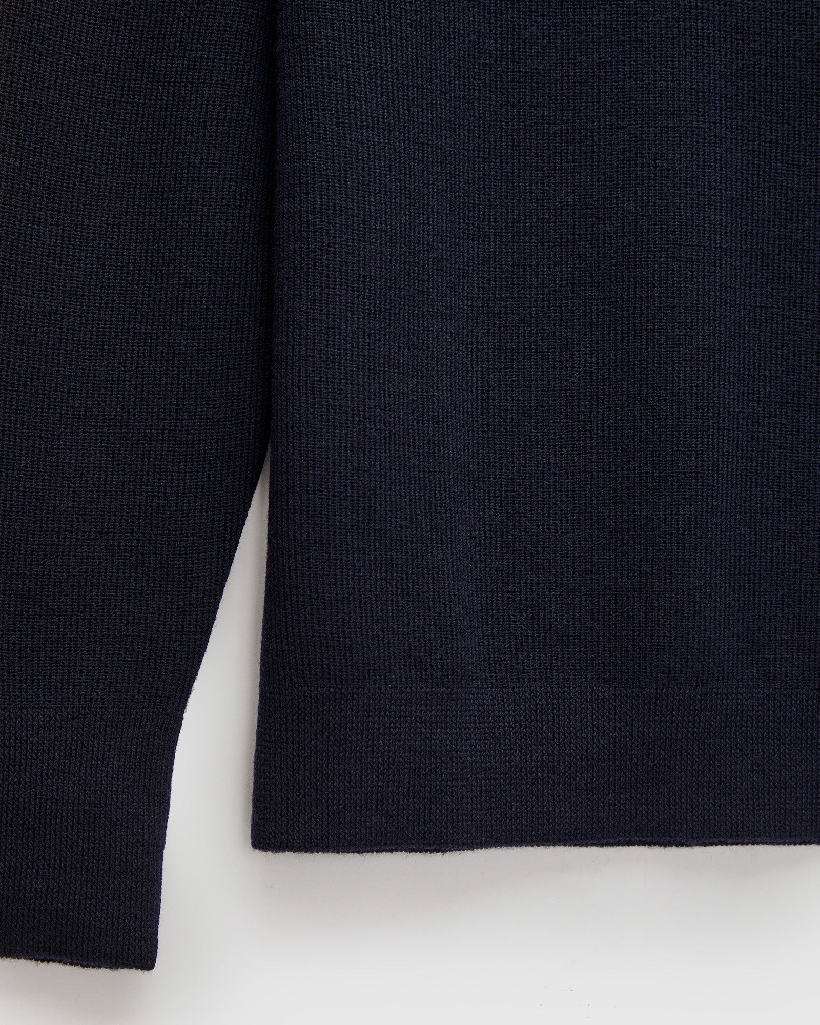 MWCC01 "Good Basics" Merino Wool Knit Sweater in Dark Navy - Image 5