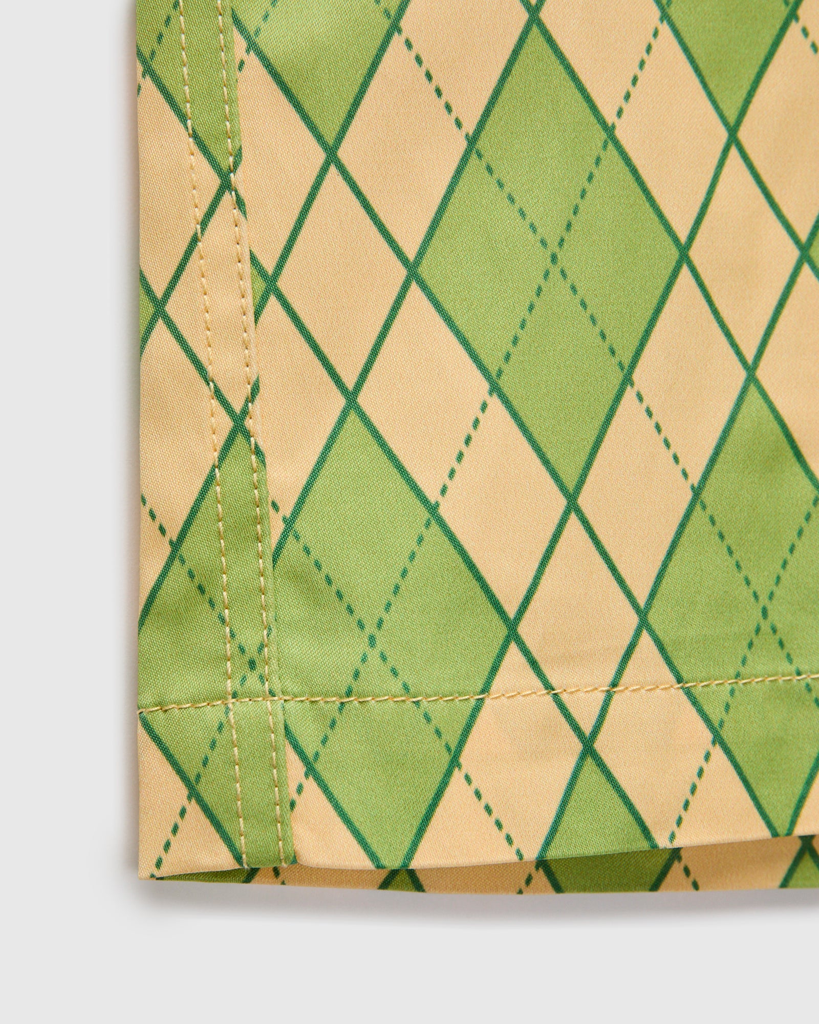 "Narahira" Short Sleeve Shirt in Green - Image 6