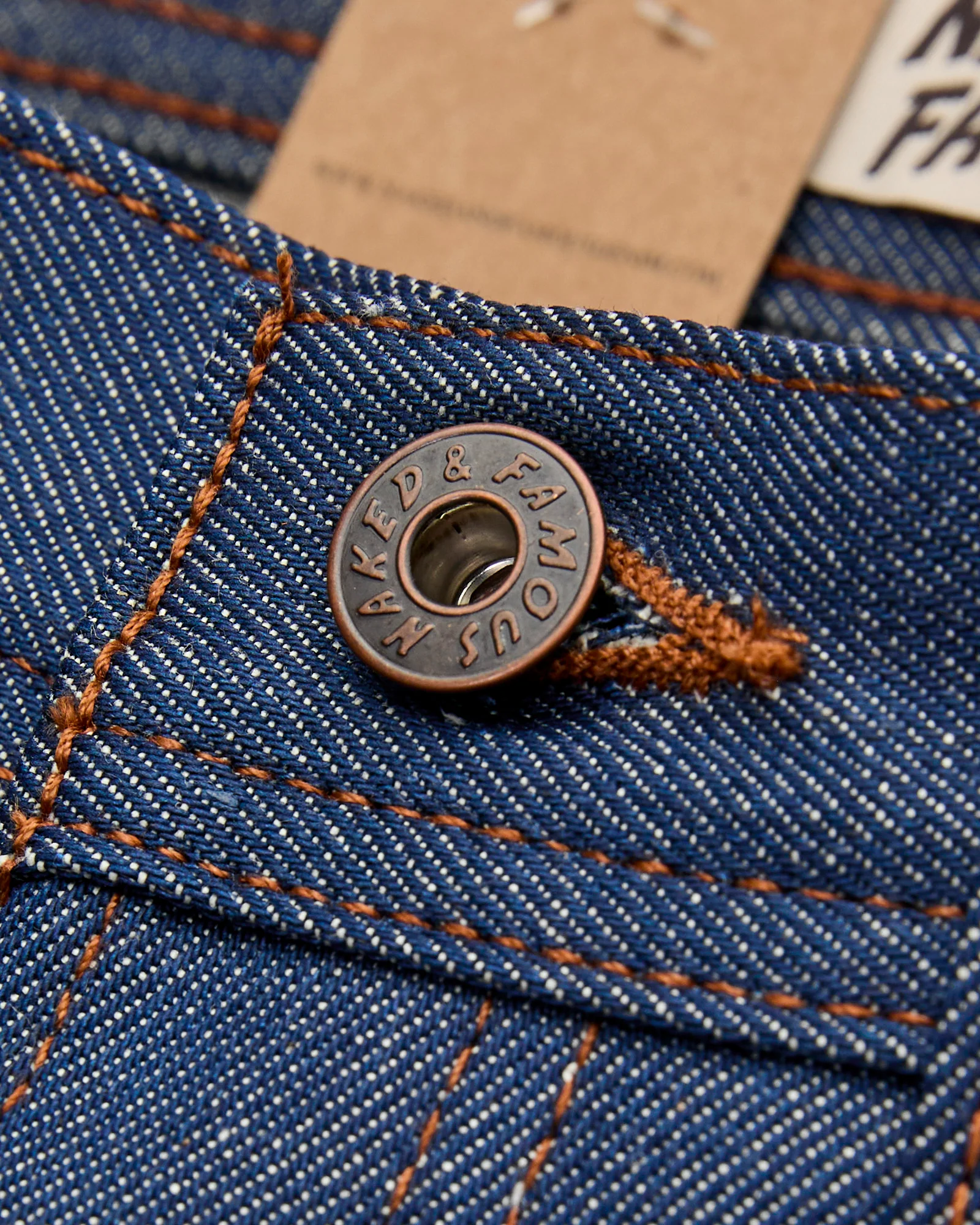 "Natural Indigo Selvedge" 12.5oz Selvedge Denim - Easy Guy Fit - Image 6