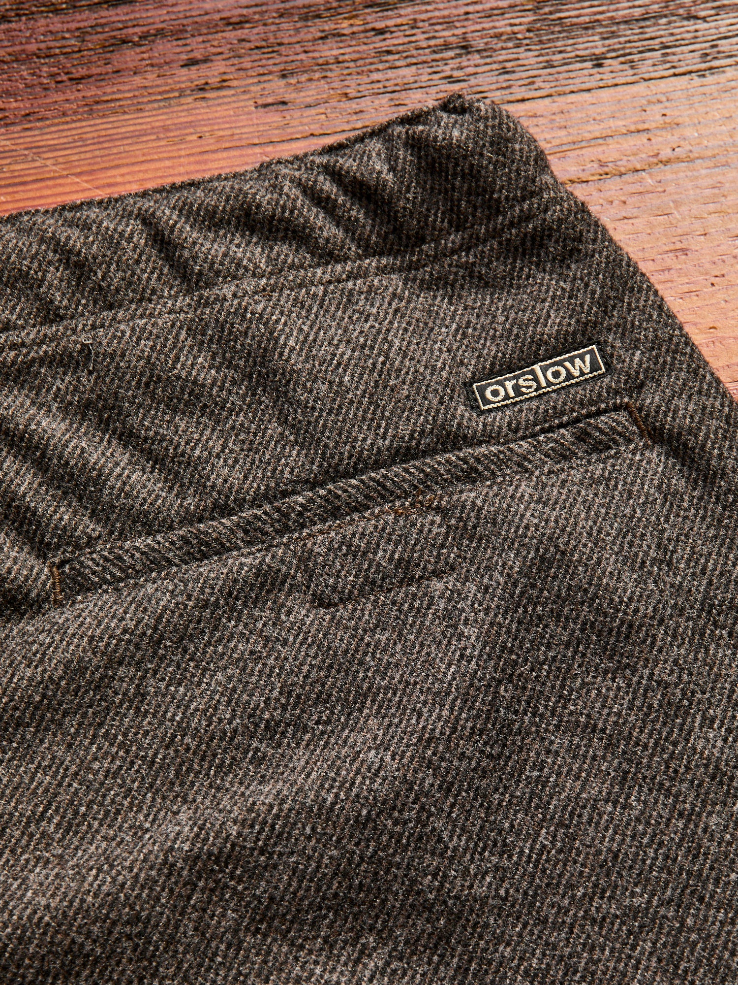 New Yorker Pants in Brown Tweed - Image 11