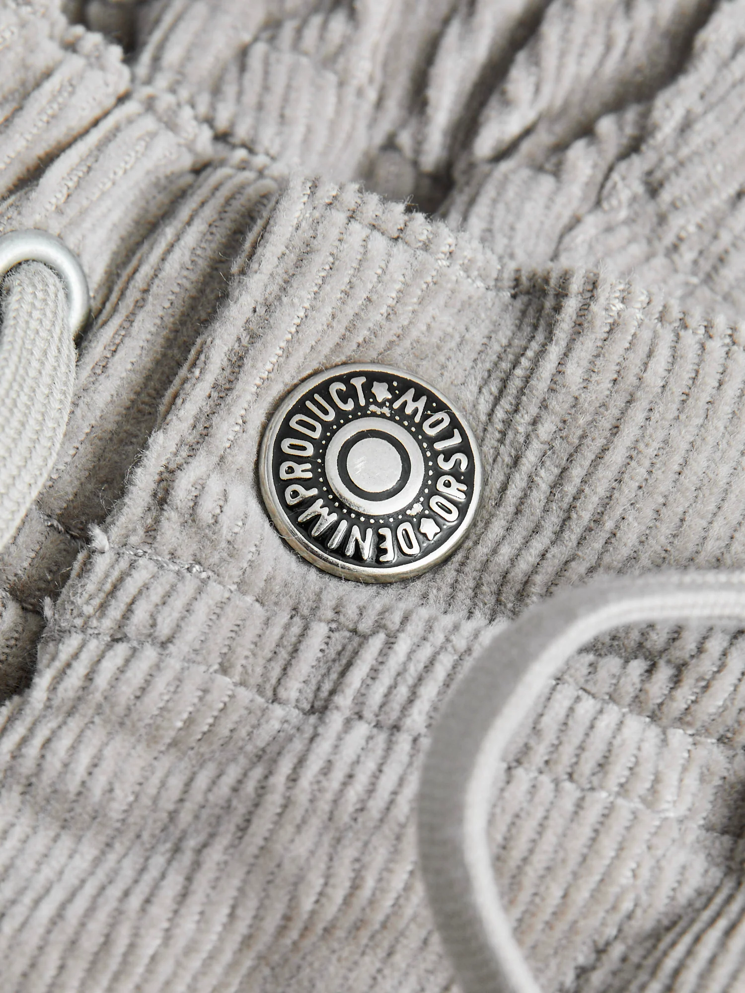 New Yorker Stretch Corduroy Pants in Light Grey - Image 6