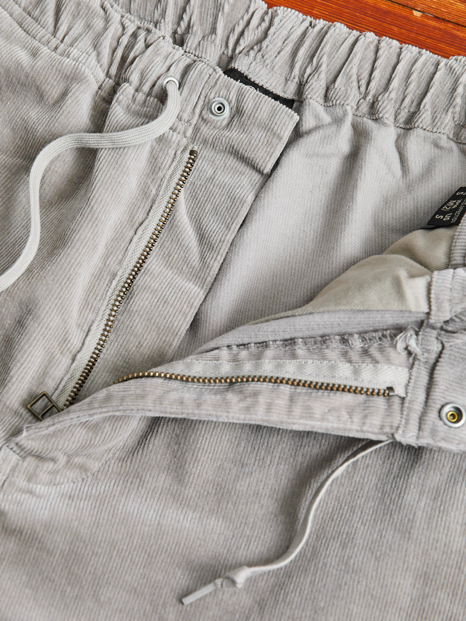 New Yorker Stretch Corduroy Pants in Light Grey - Image 7