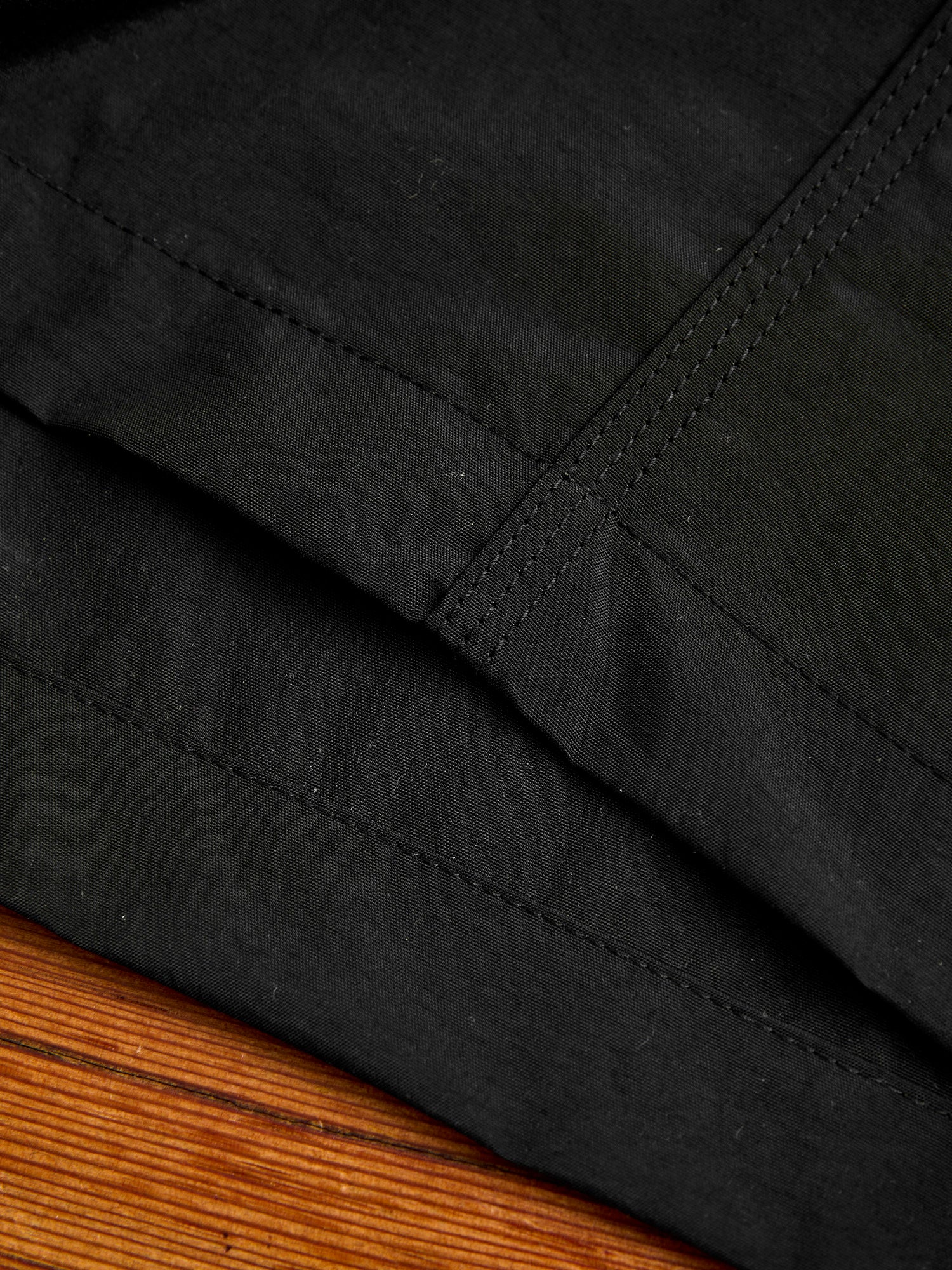 Nylon Taffeta Belted C.S Shorts in Black - Image 7