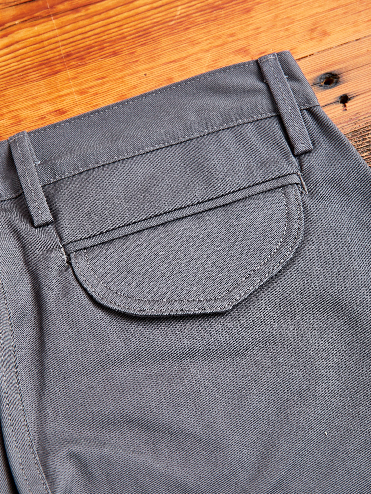 "Officer Trouser" in Grey Twill - Image 9