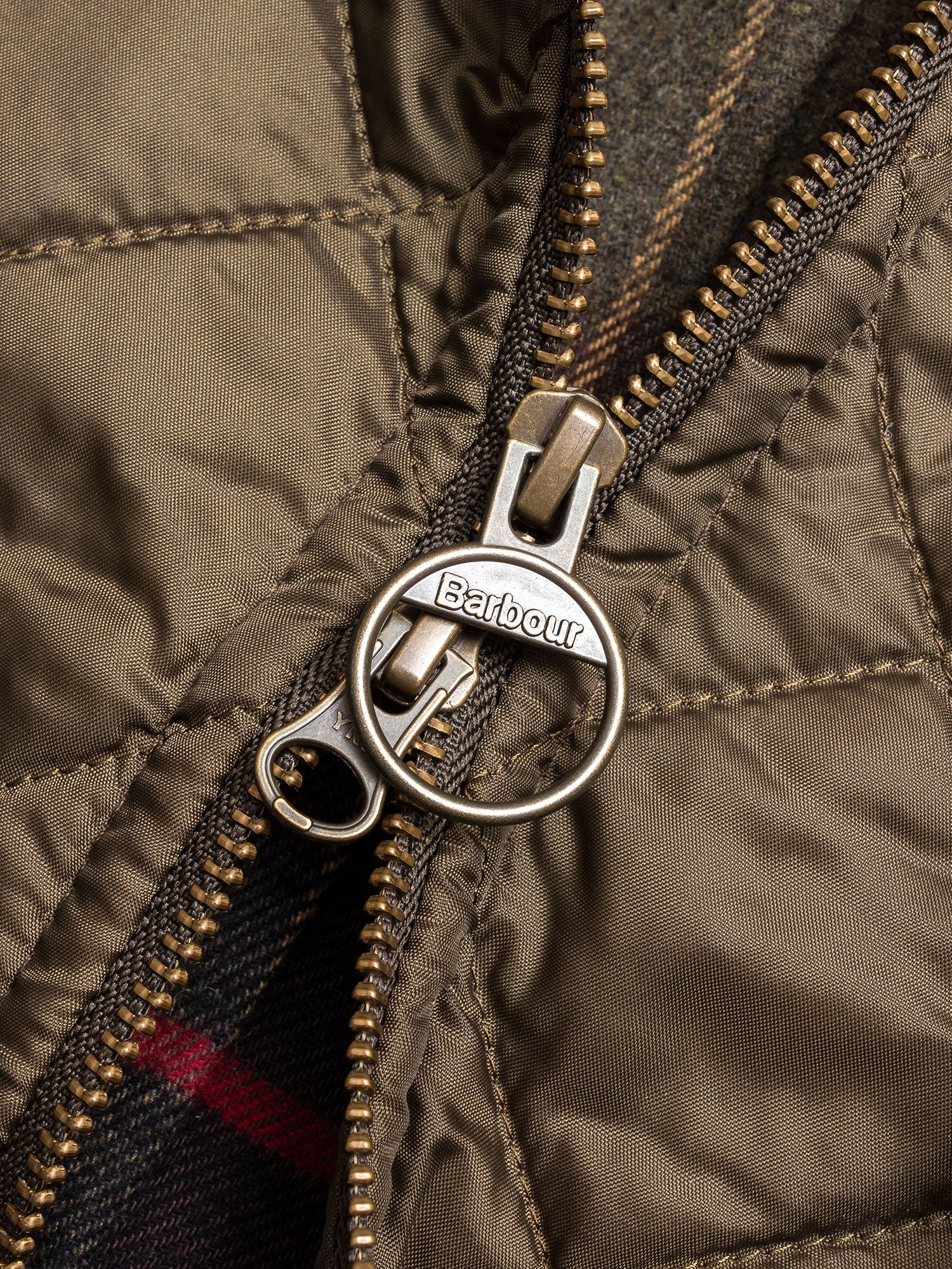 "Ogston" Wax Jacket in Olive - Image 10