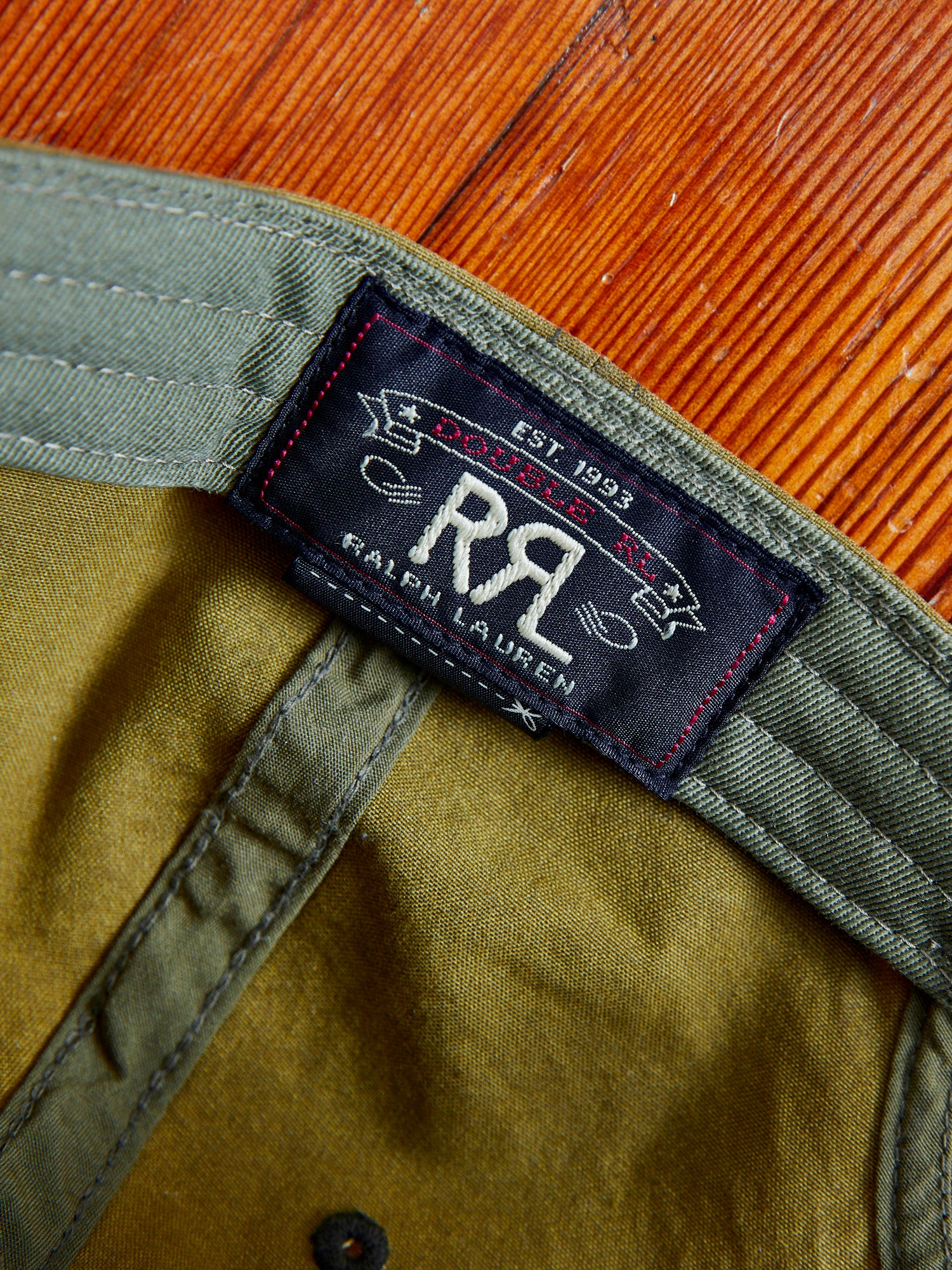 Oilcloth Baseball Cap in Explorer Olive - Image 7