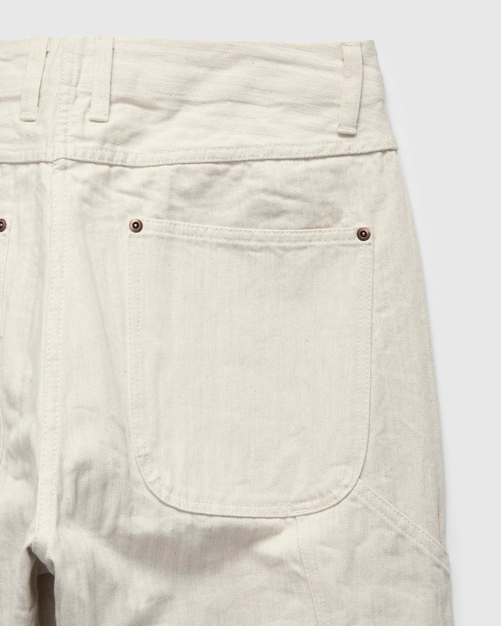 OR-1136 Painter Pants in Ivory - Image 3