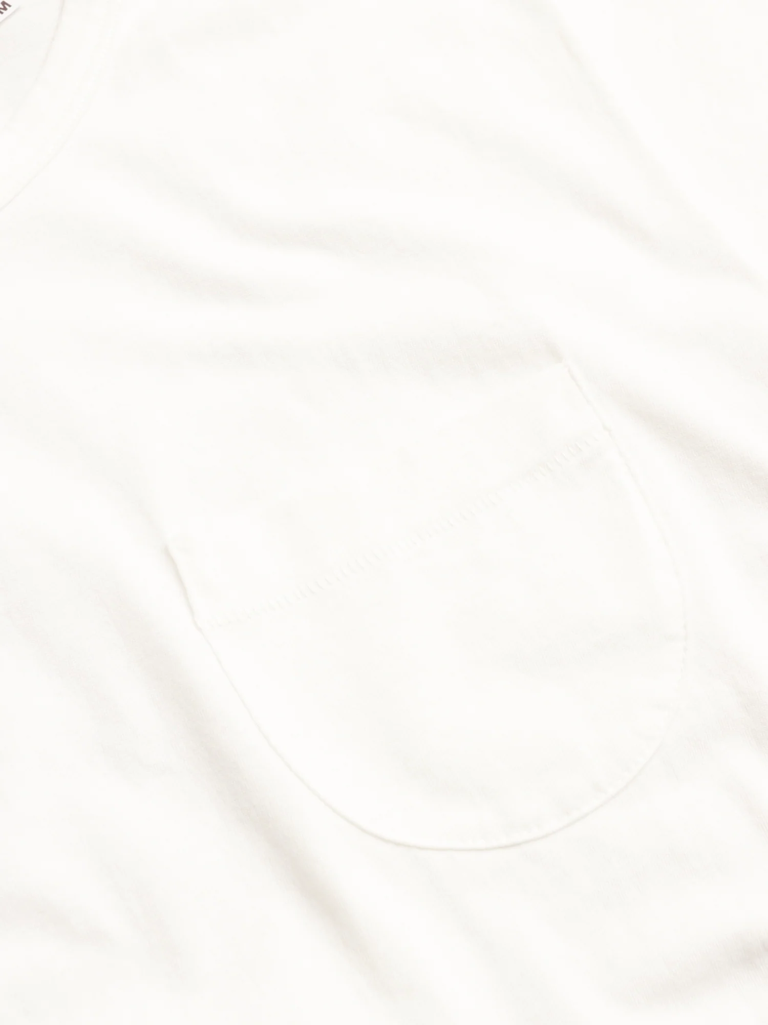 Organic Cotton Tubular Pocket T-Shirt in Natural - Image 5