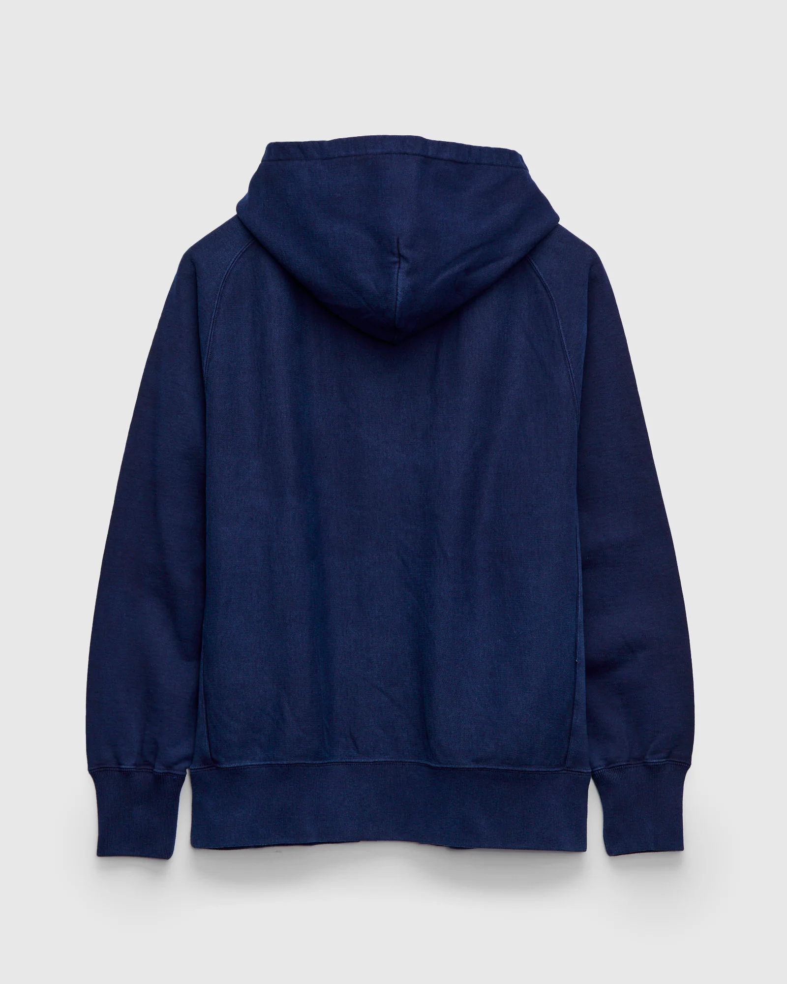 Organic Hand-Dyed Zip Hoodie in Indigo - Image 2