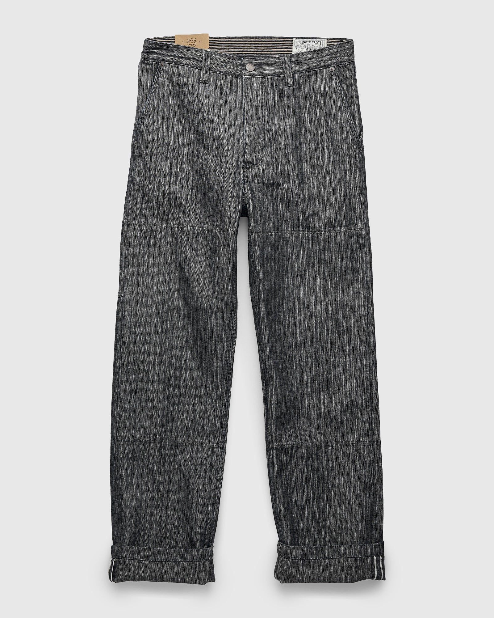 Ortega Pant in 13oz Grey Herringbone