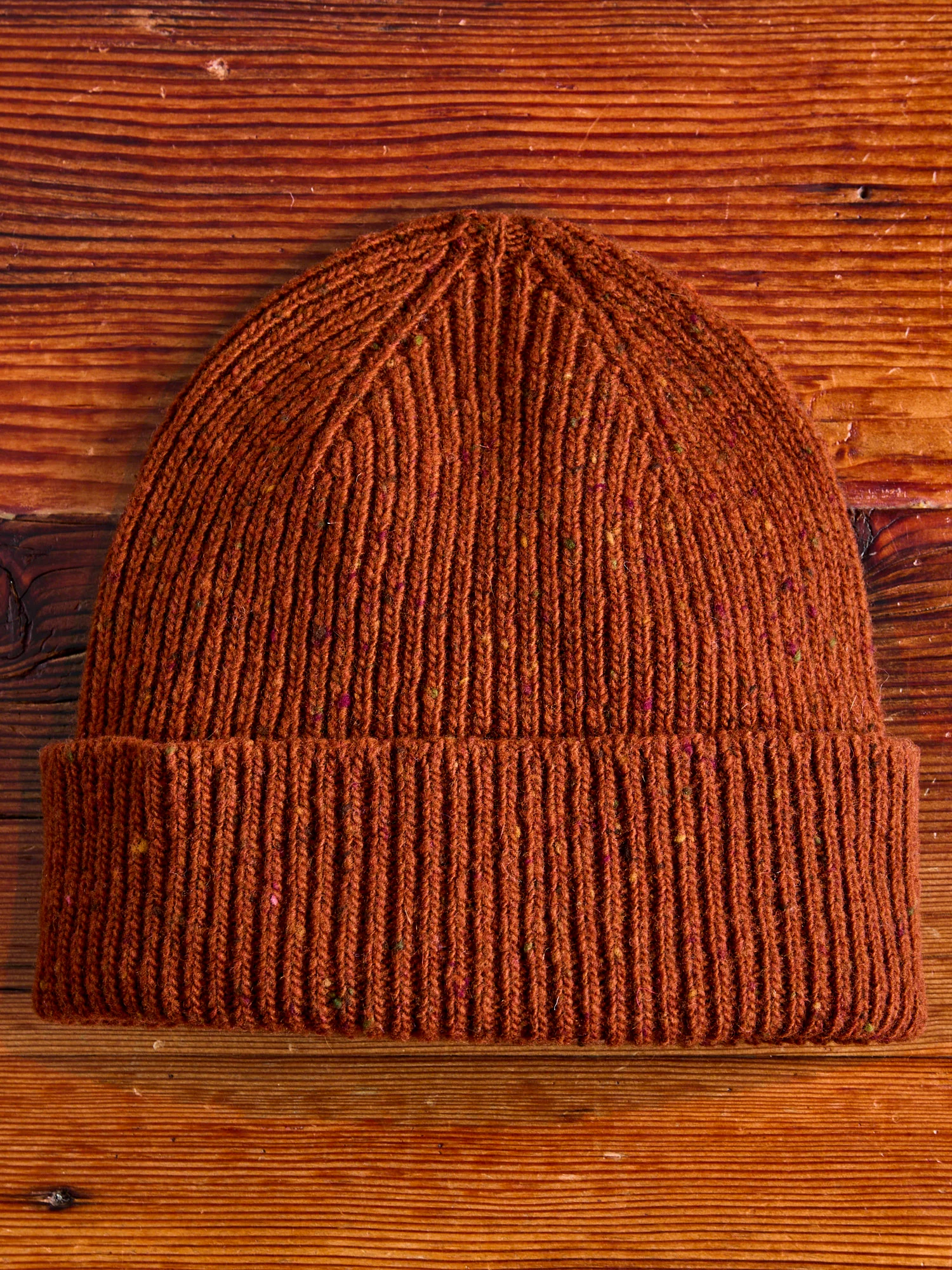 "Out of the Blue" Wool Beanie in Rustic - Image 3