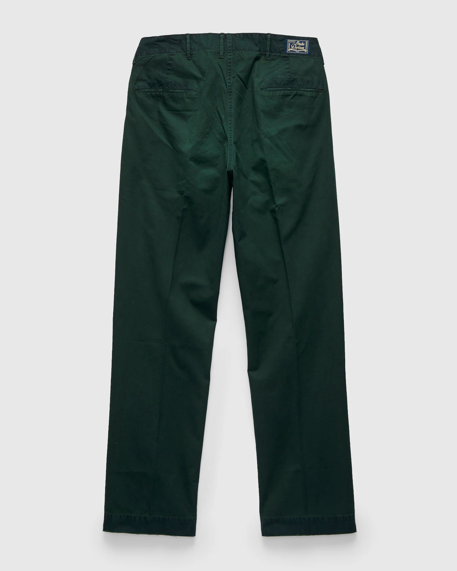 Overdye Chino Pants in Indigo Green - Image 2