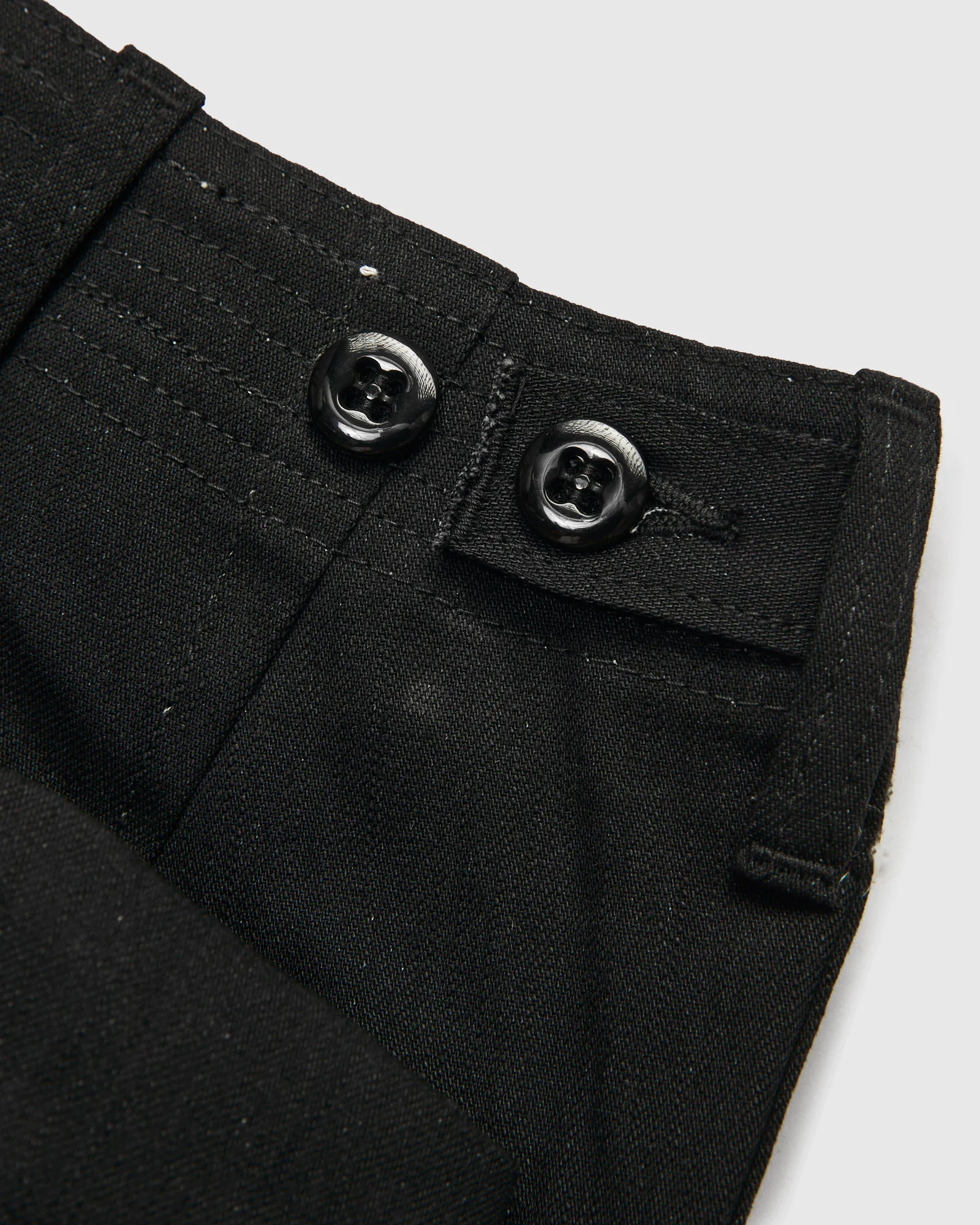 Overgrown Fatigue Pants in 8oz Denim Black - Image 4