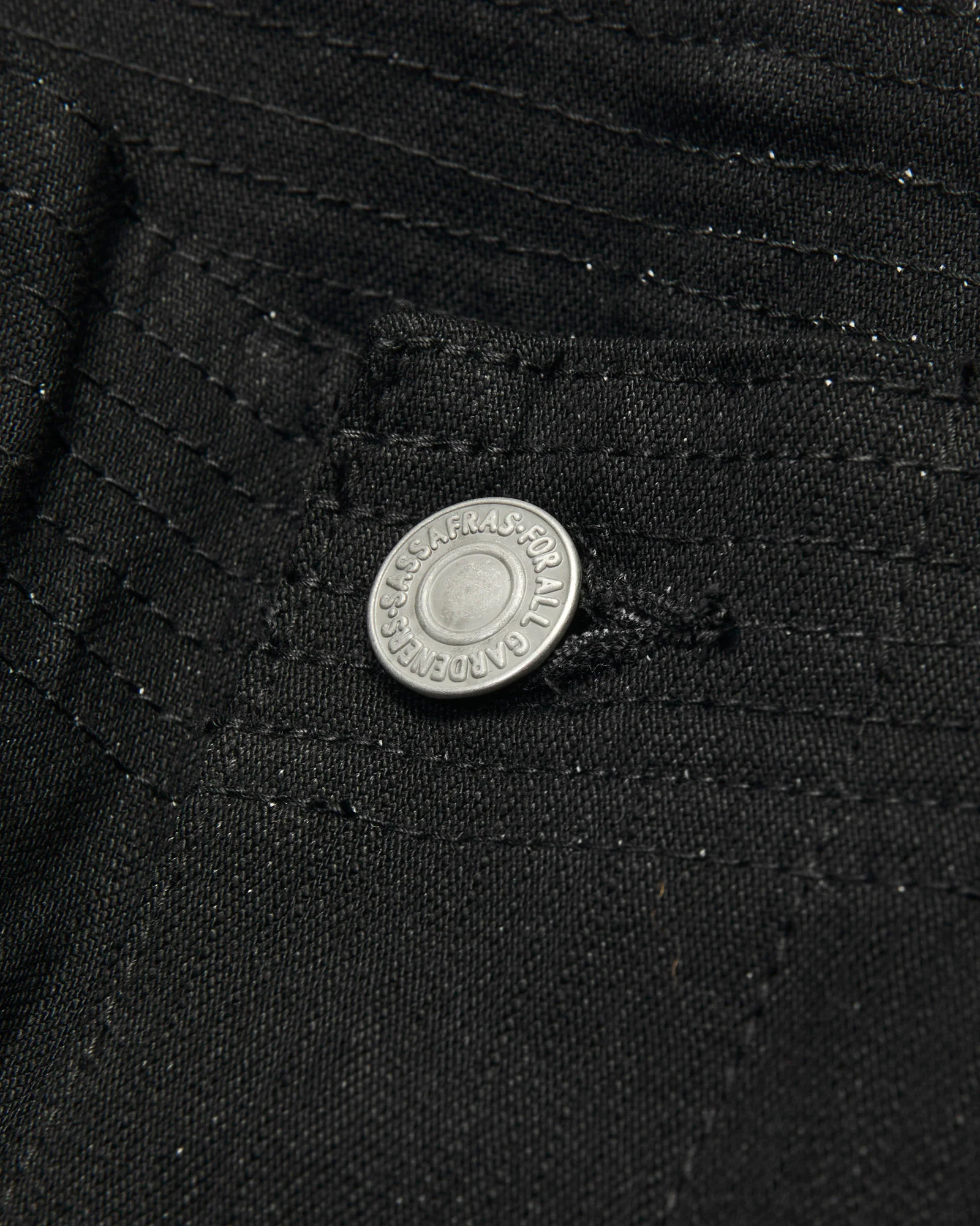 Overgrown Fatigue Pants in 8oz Denim Black - Image 6