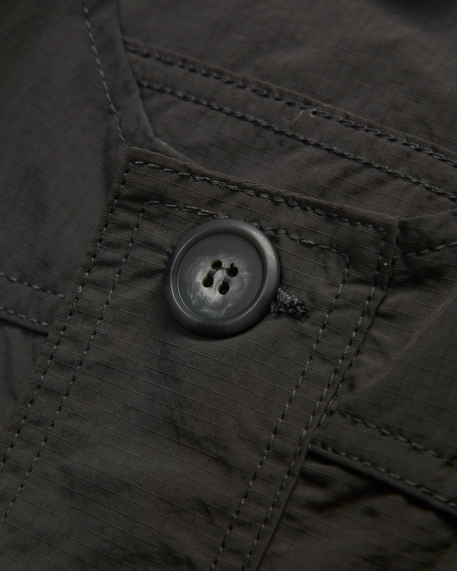 Overgrown Hiker Vest in Nylon Ripstop Charcoal - Image 7