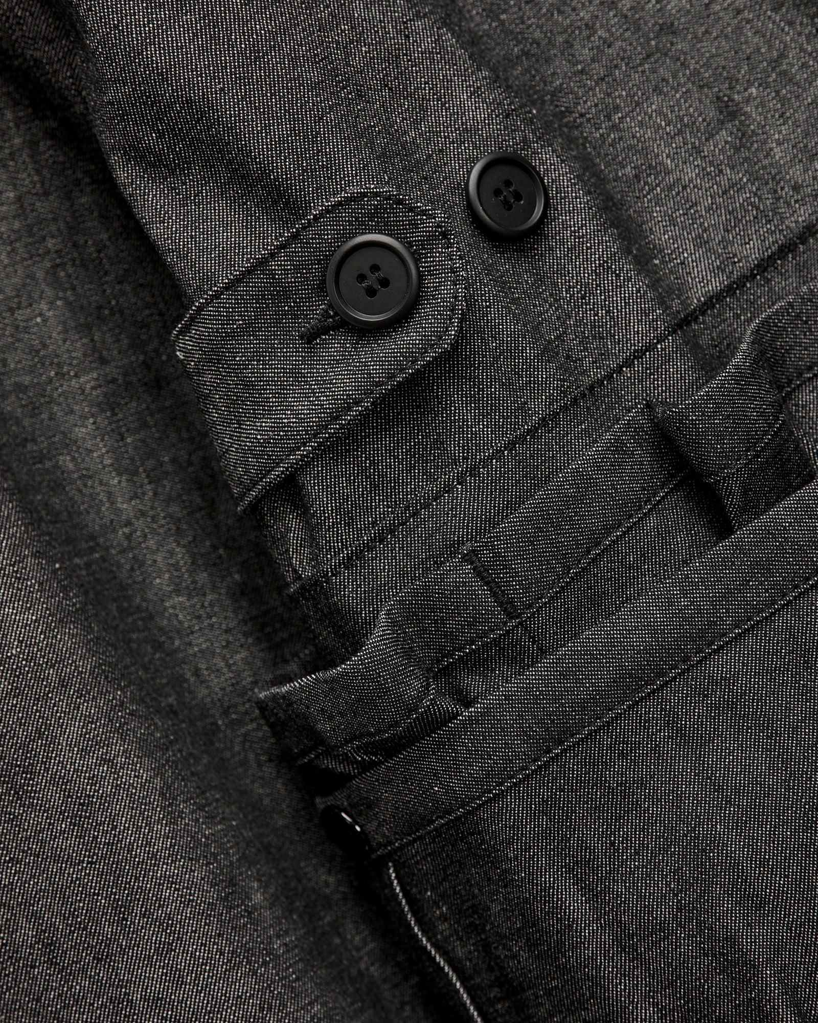 Overgrown Warden Jacket in Black Denim - Image 11