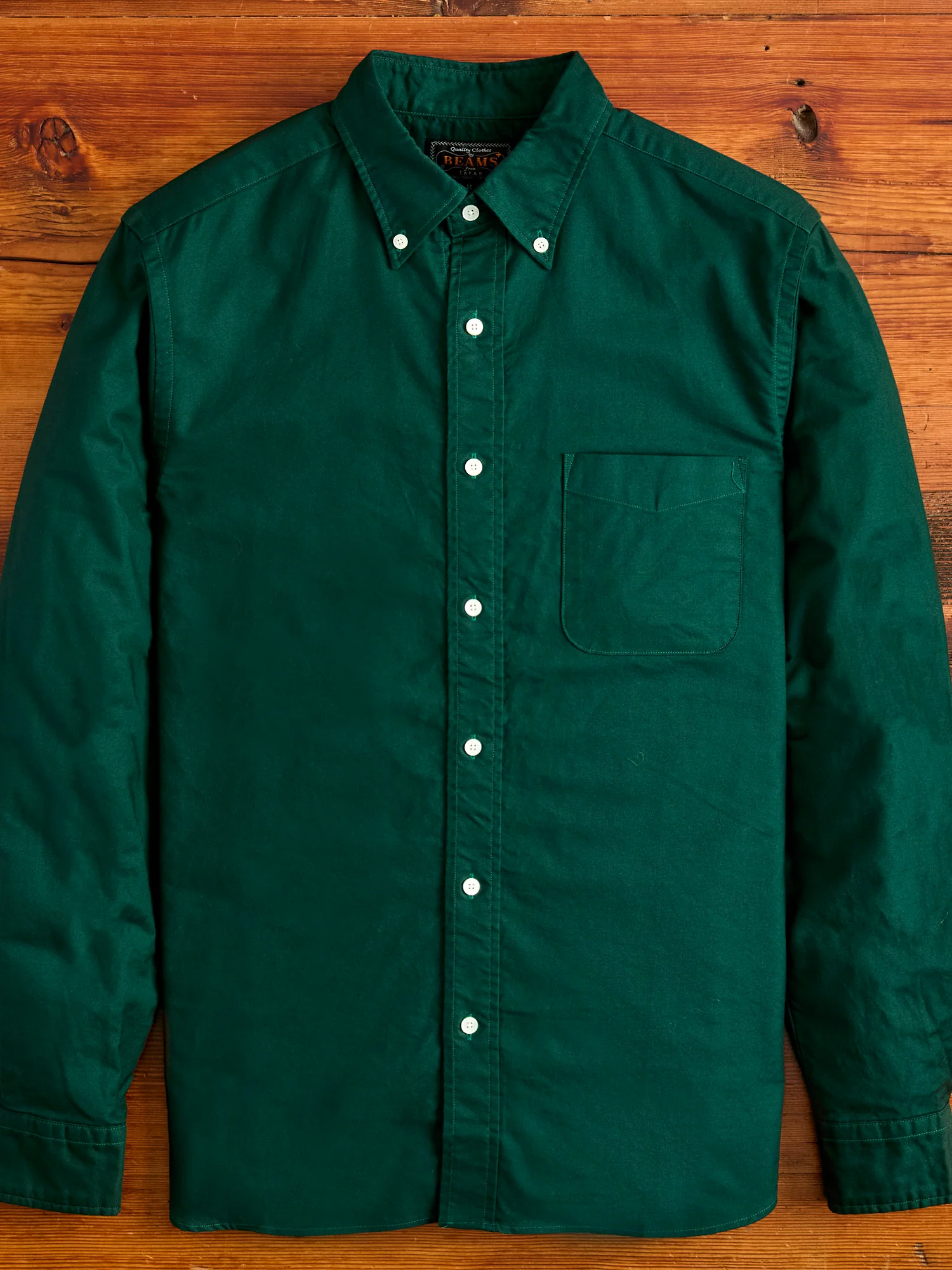 Oxford Button-Down Shirt in Green