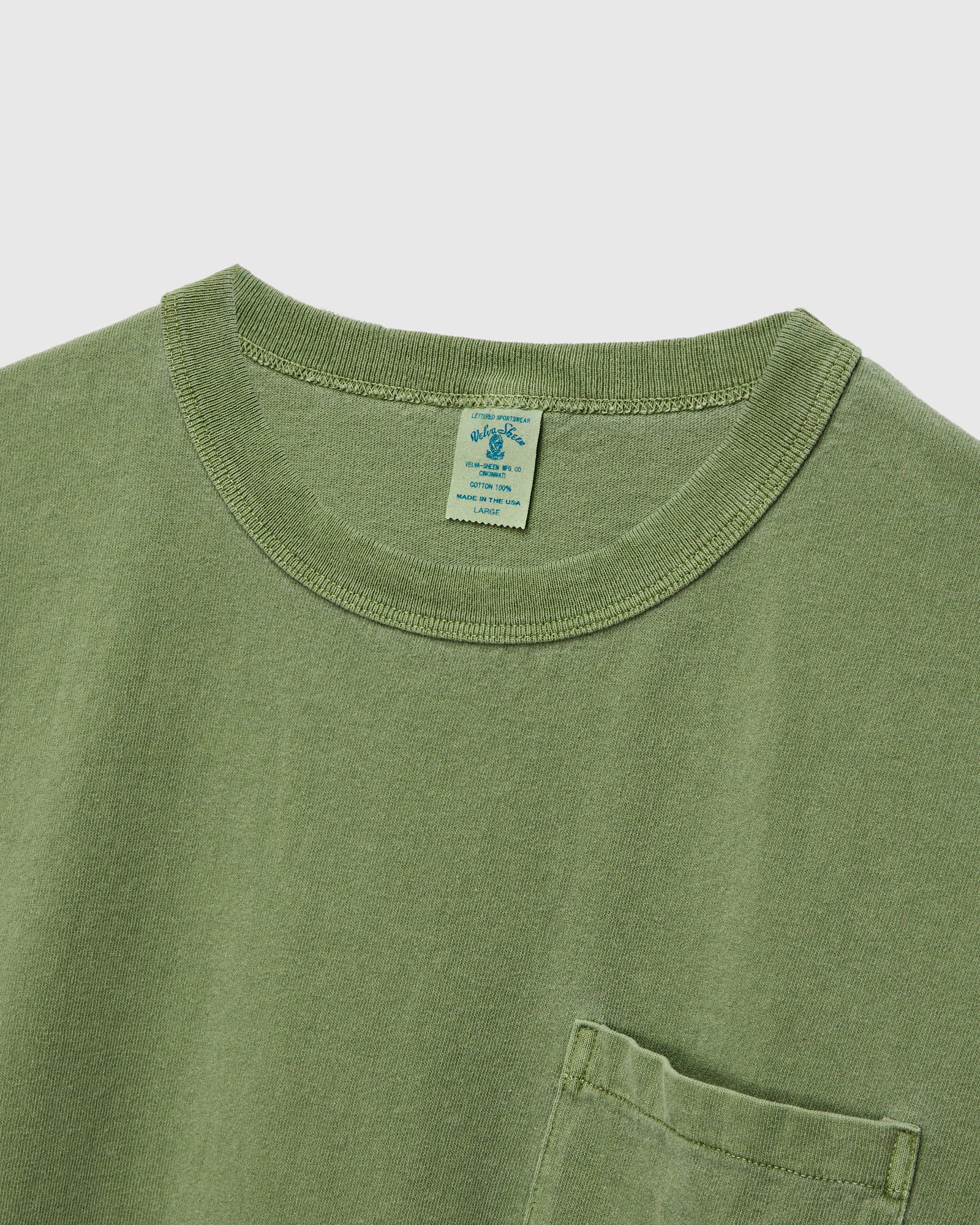 Pigment Dyed Pocket Tee in Spruce - Image 3