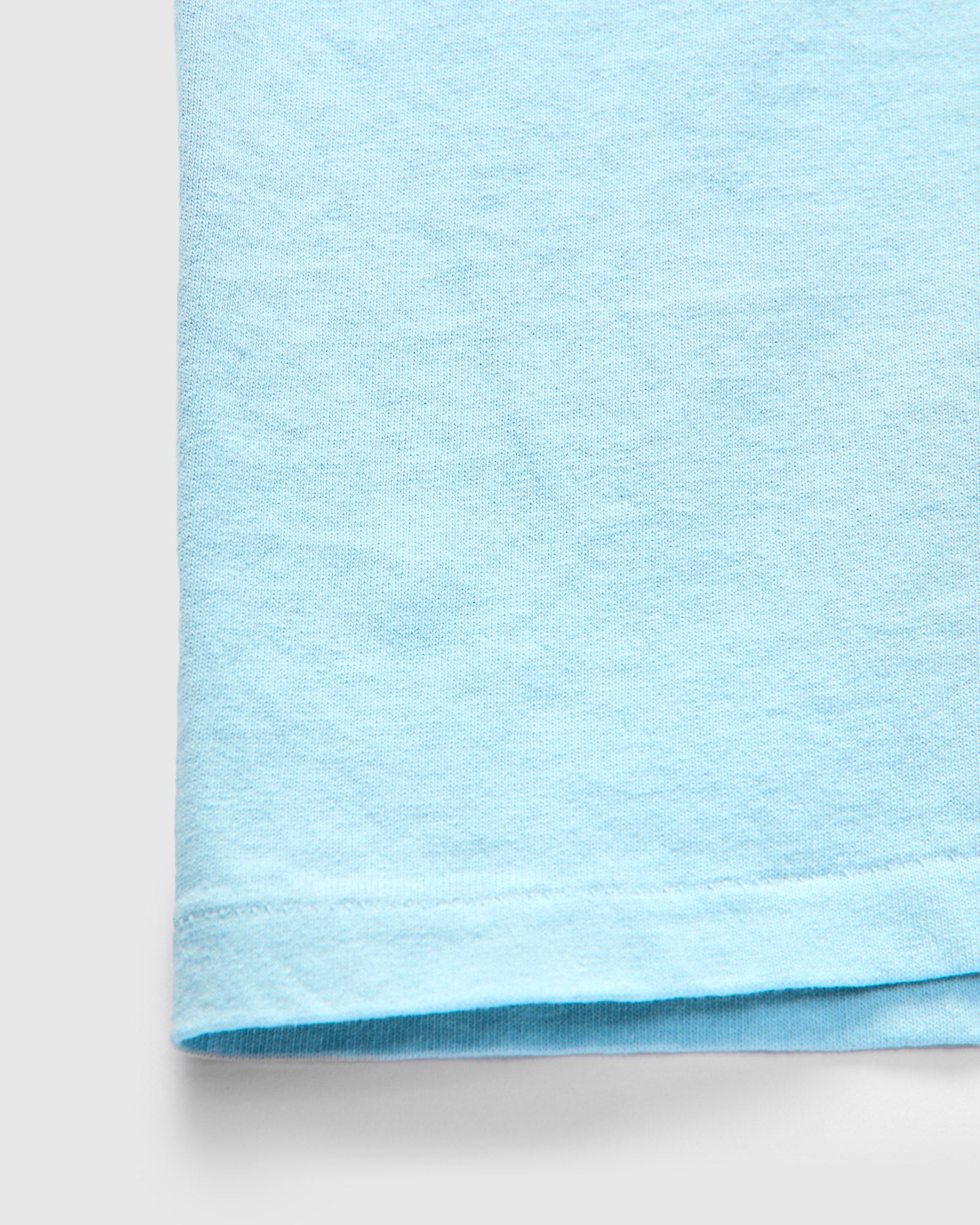 Pigment Dyed Pocket Tee in Turquoise Blue - Image 6
