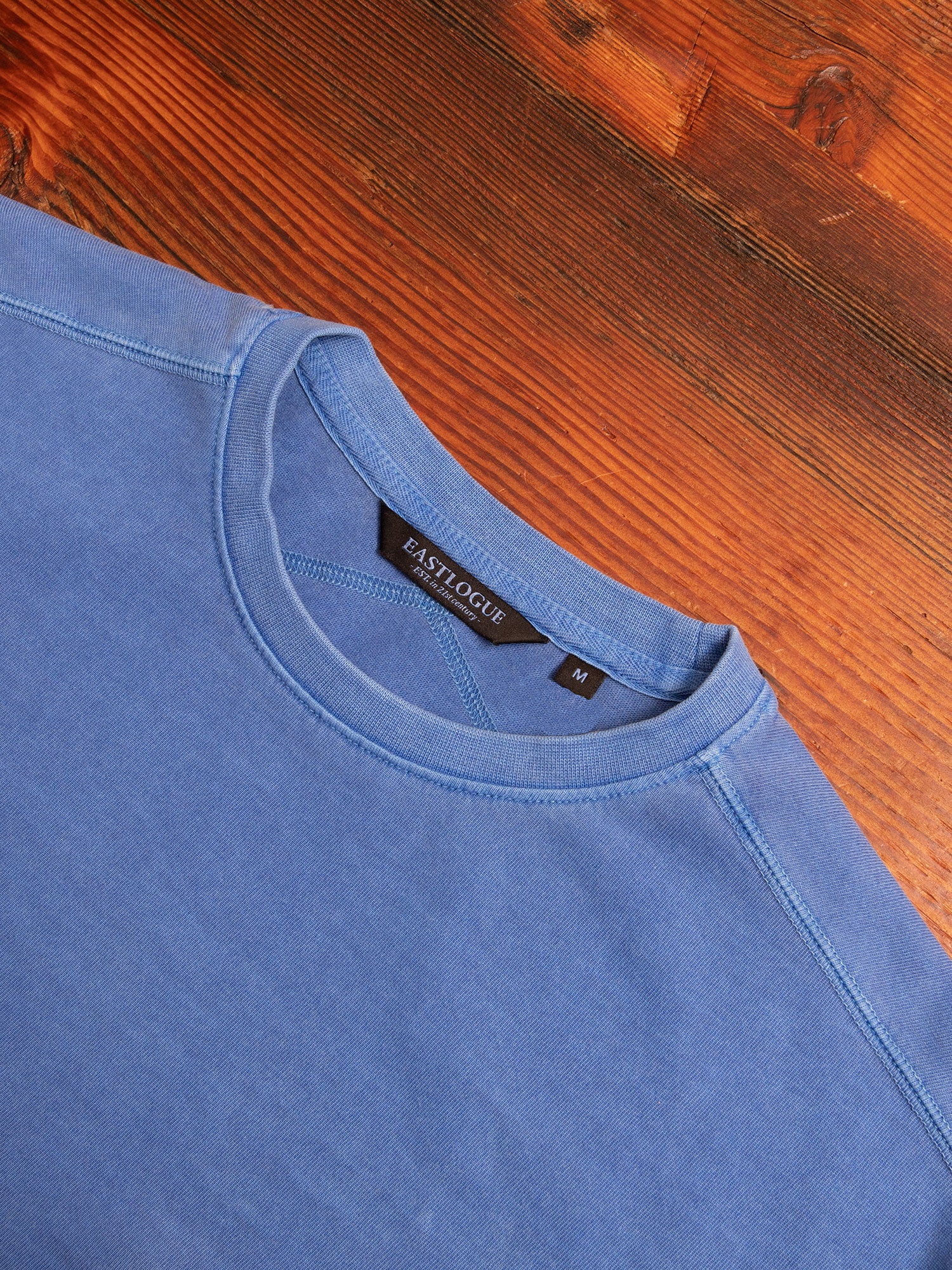 Pigment Dyed T-Shirt in Sky Blue - Image 3