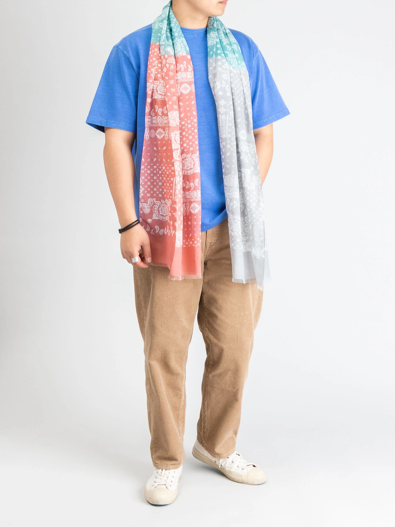 Pigment Dyed T-Shirt in Sky Blue - Image 7