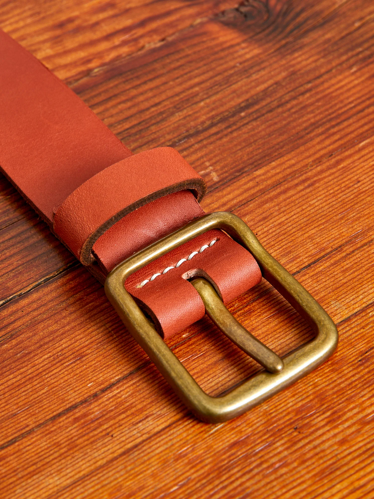 Pioneer Leather Belt in Oro Russet - Image 3