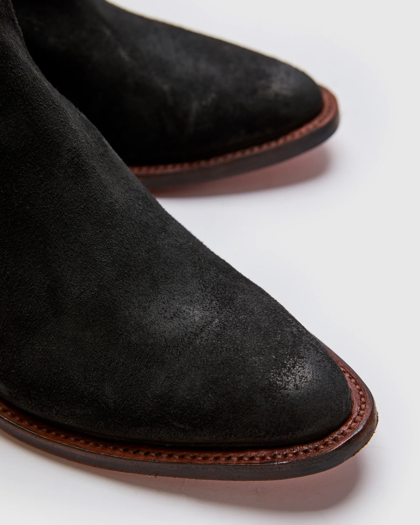 Plainview Chelsea Boot in Black Roughout - Image 7