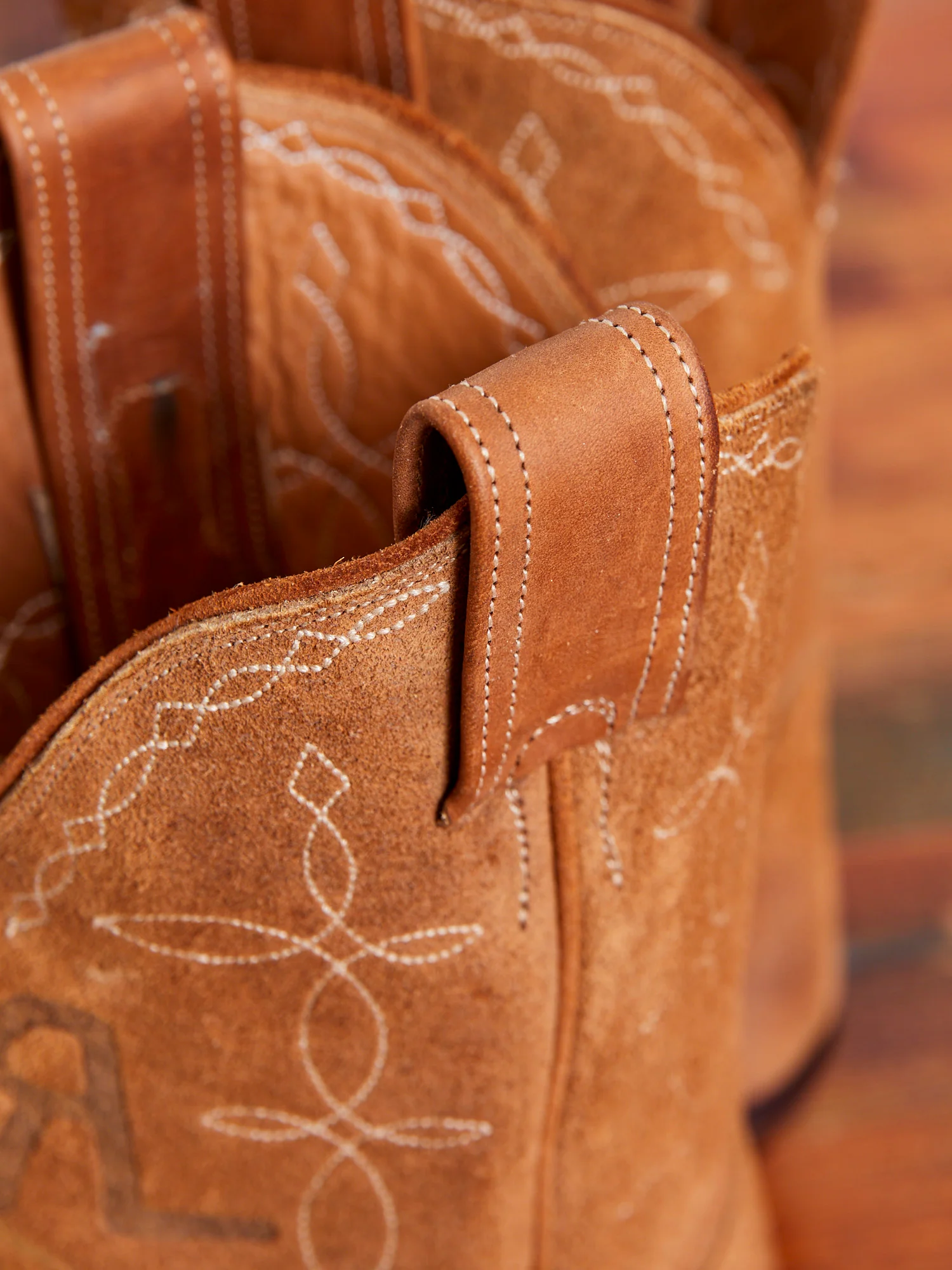 Plainview Suede Cowboy Boot in Light Java - Image 11
