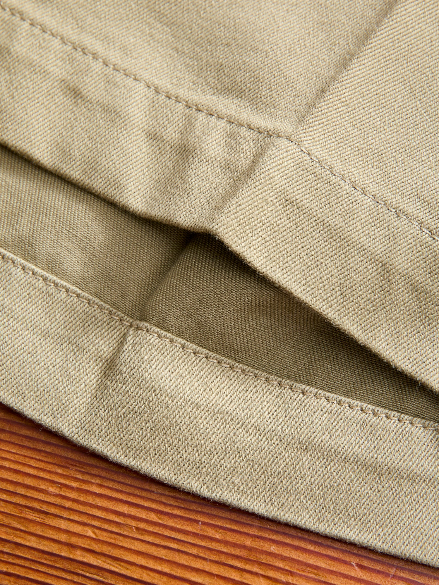 Pleated Military Chino Shorts in Beige - Image 6