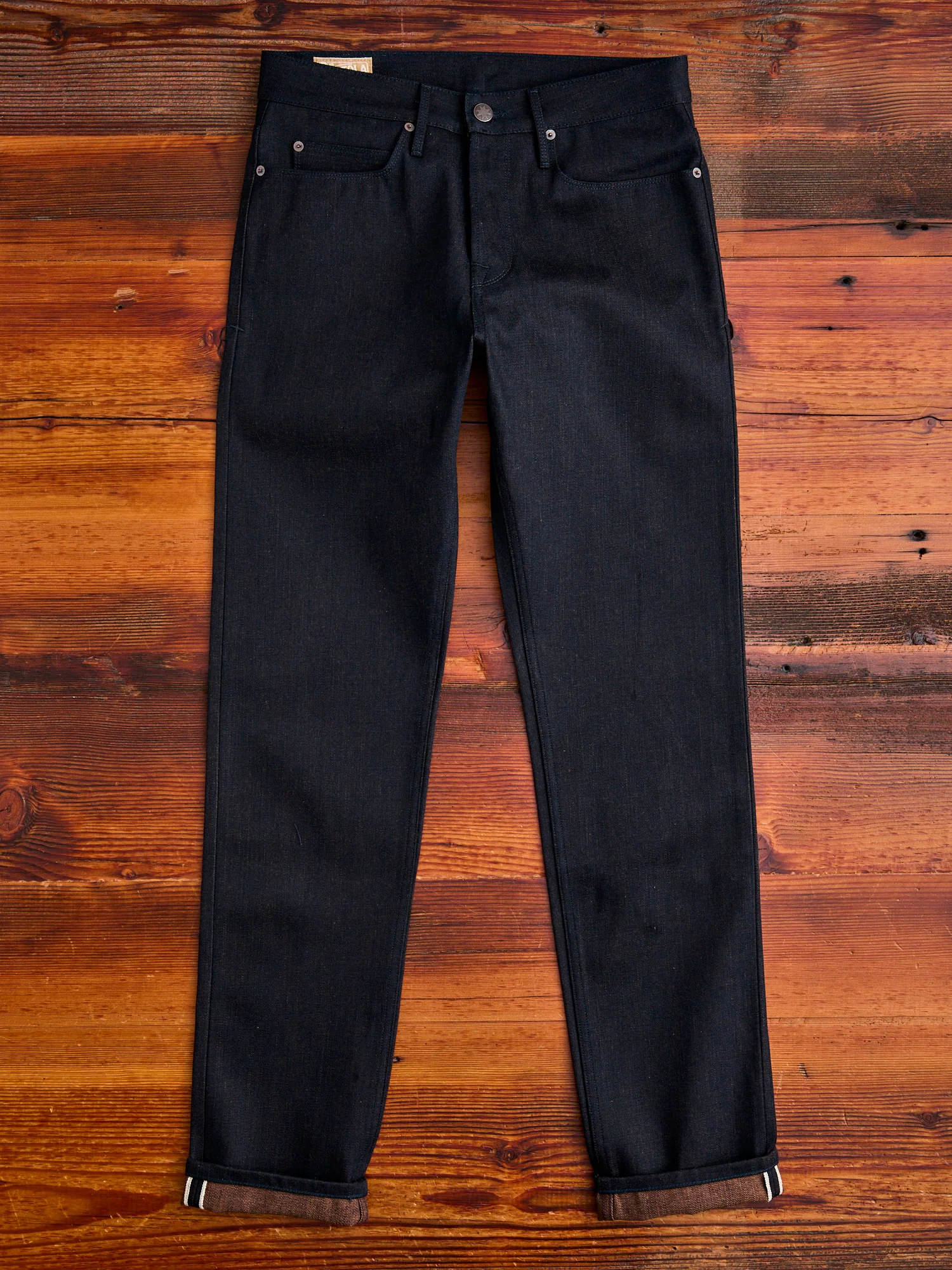 "Portola" 16oz Blue Brown Selvedge Denim - Tapered Fit - Image 4