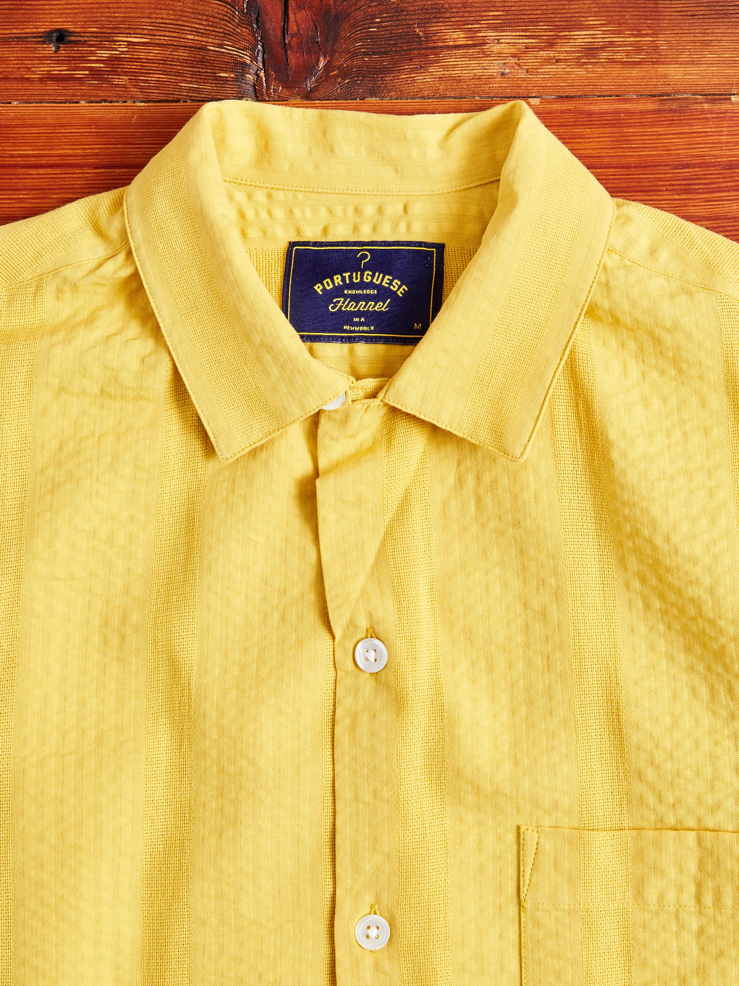 Praia Button-Up Shirt in Sunflower - Image 6