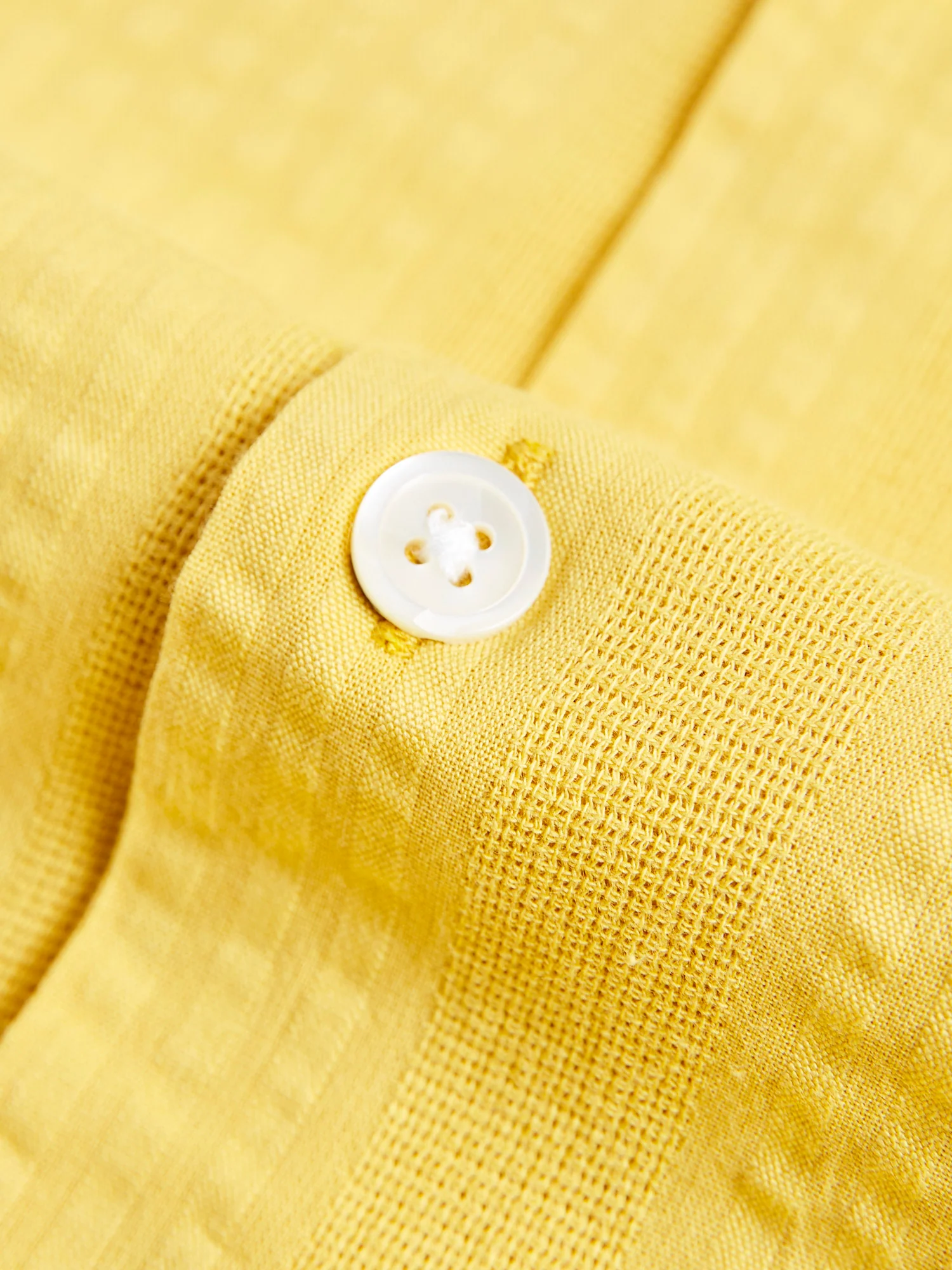 Praia Button-Up Shirt in Sunflower - Image 8
