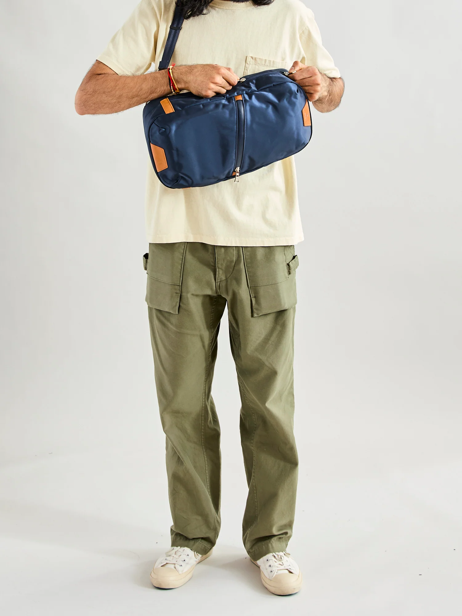 Progress Sling Bag in Navy - Image 13
