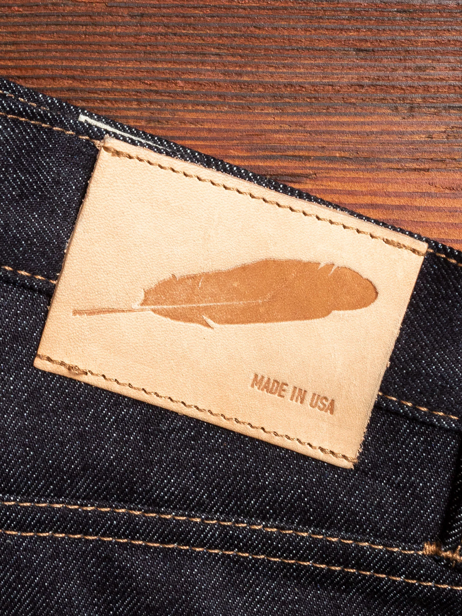 "Proprietary" 15oz Selvedge Denim in Silveridge - Image 3