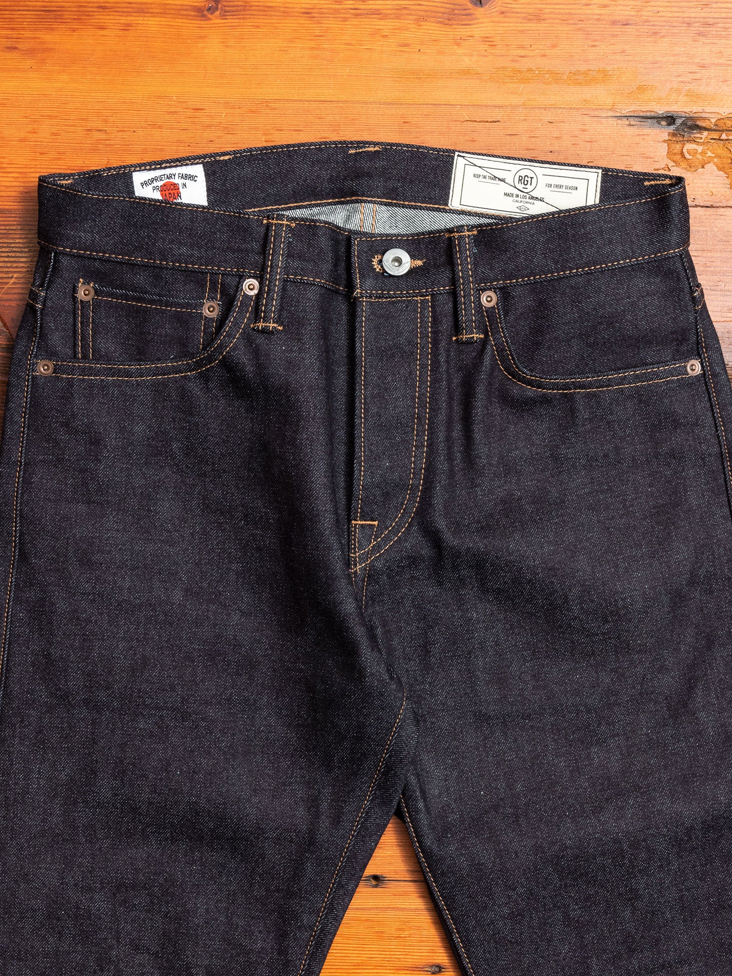 "Proprietary" 15oz Selvedge Denim in Silveridge - Image 4