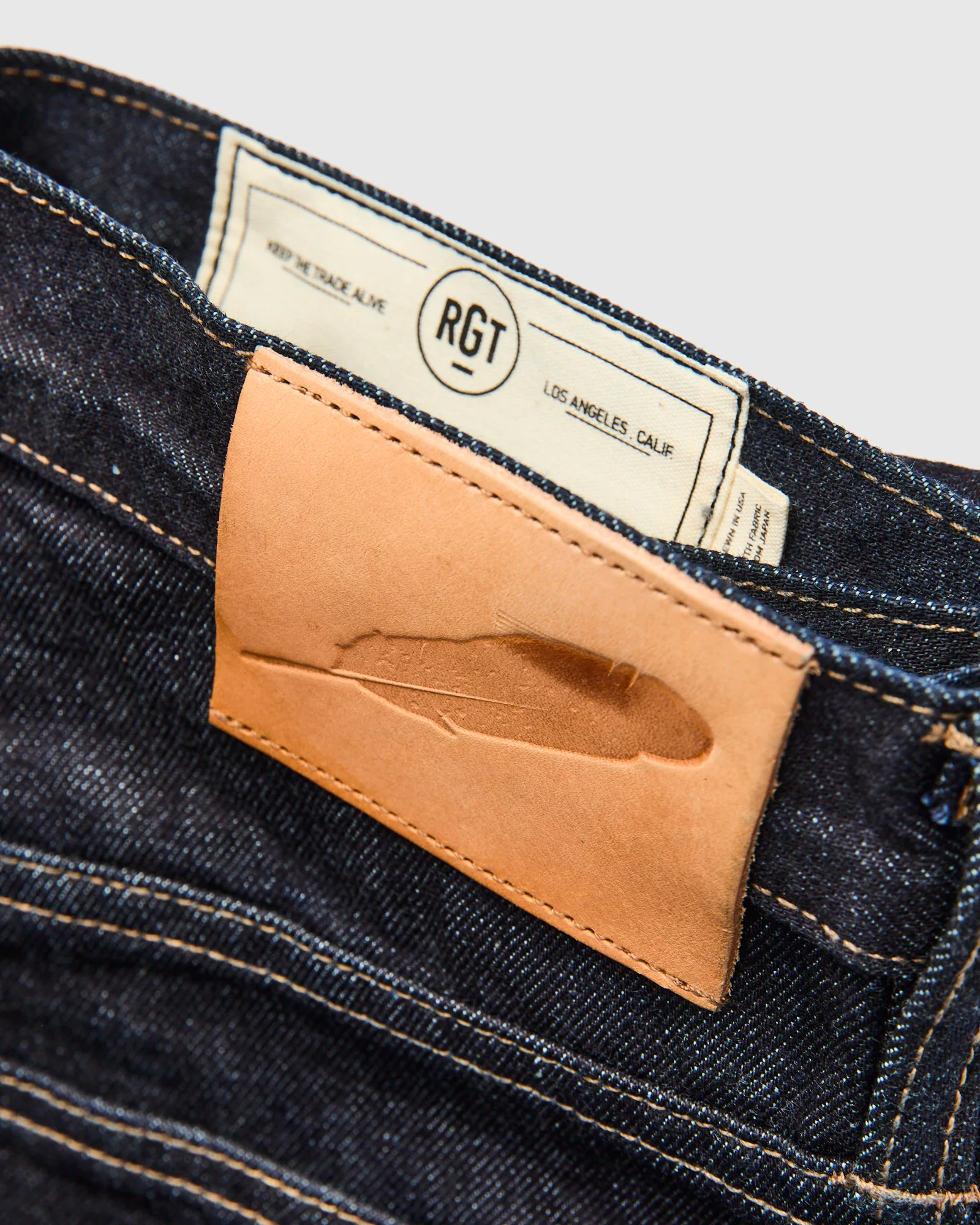 15oz Rinsed Selvedge Denim – Strider (Straight Tapered) - Image 5