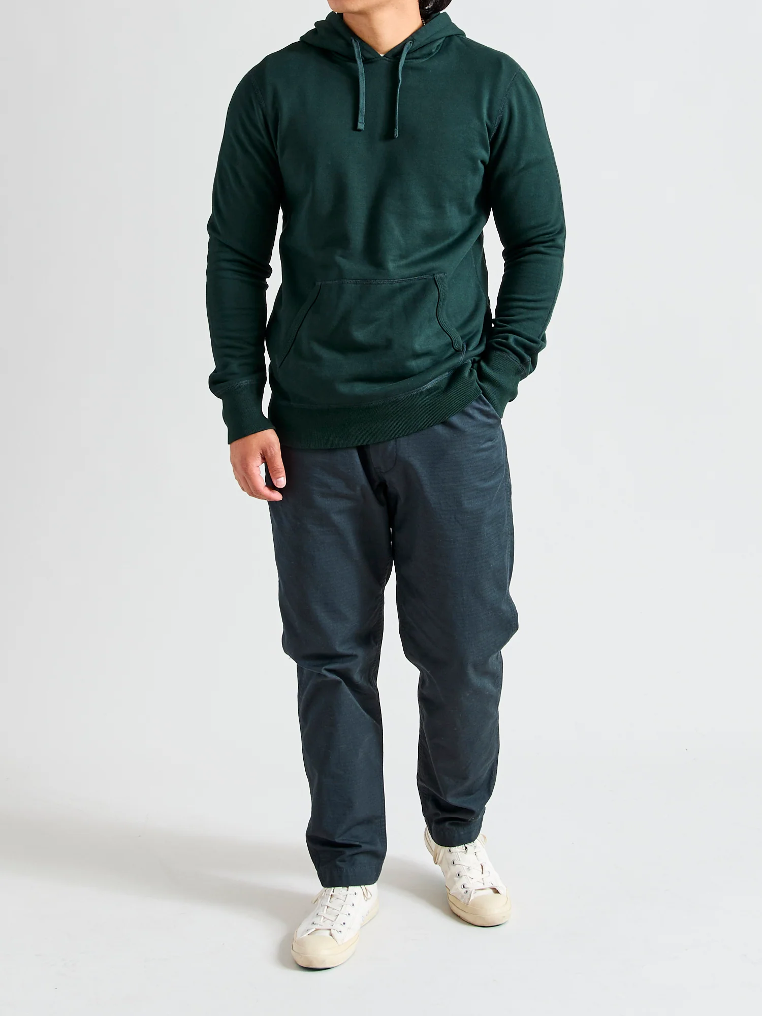 Pullover Hoodie in Petrol - Image 10
