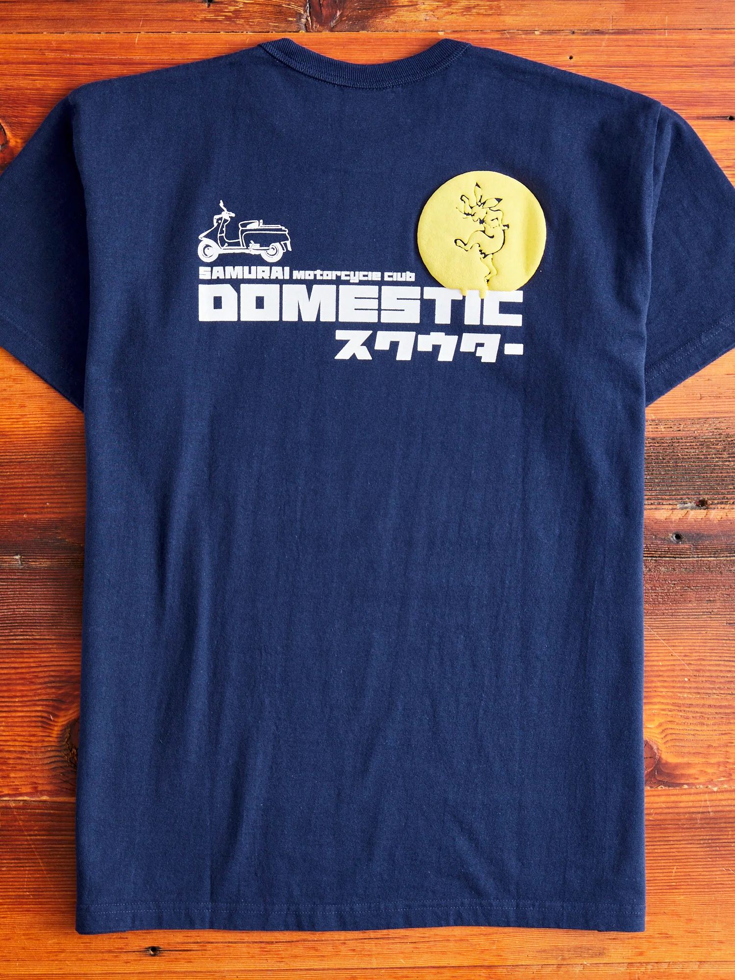 "Rabbit" Heavyweight T-Shirt in Navy - Image 10