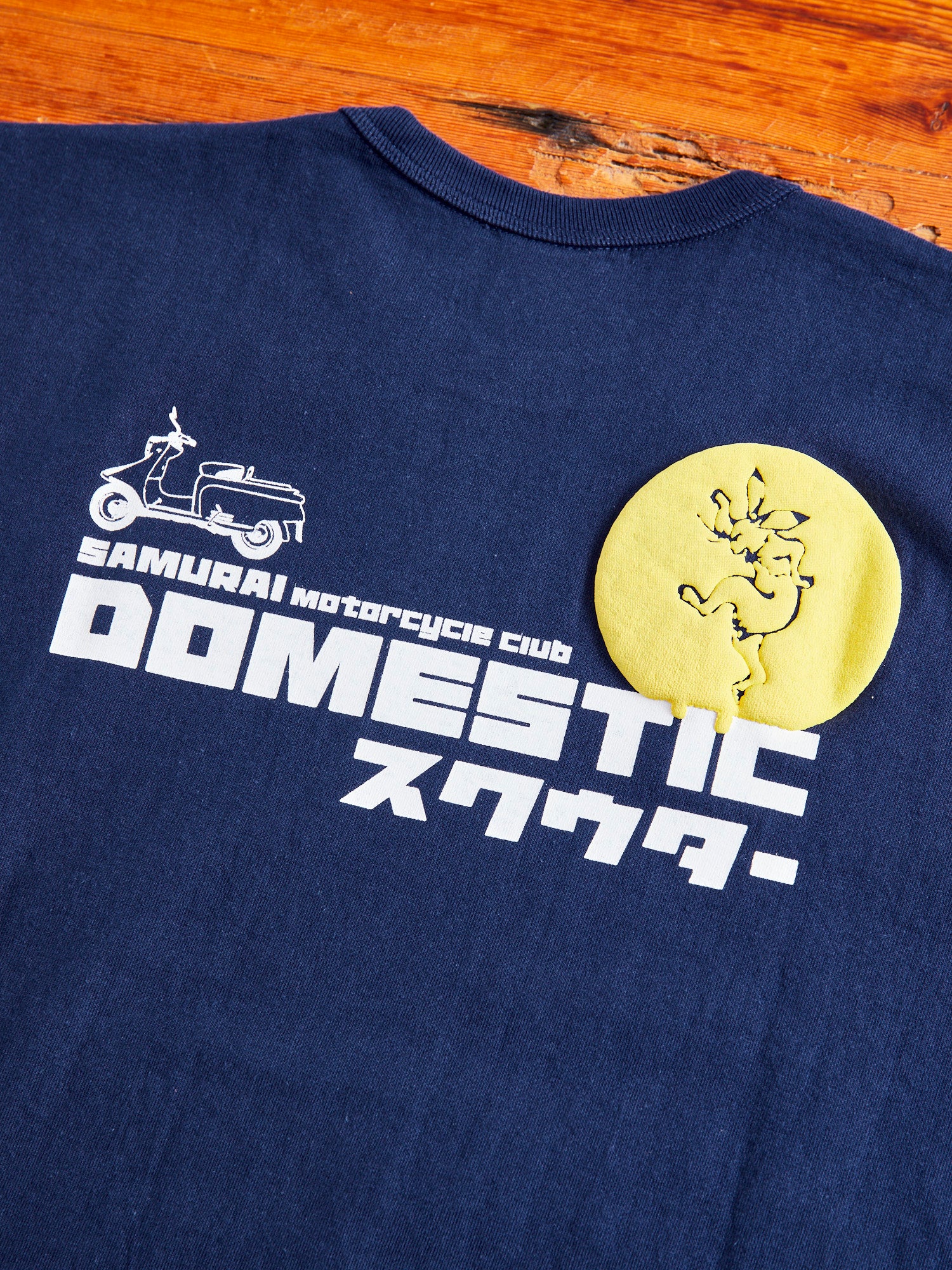 "Rabbit" Heavyweight T-Shirt in Navy - Image 8