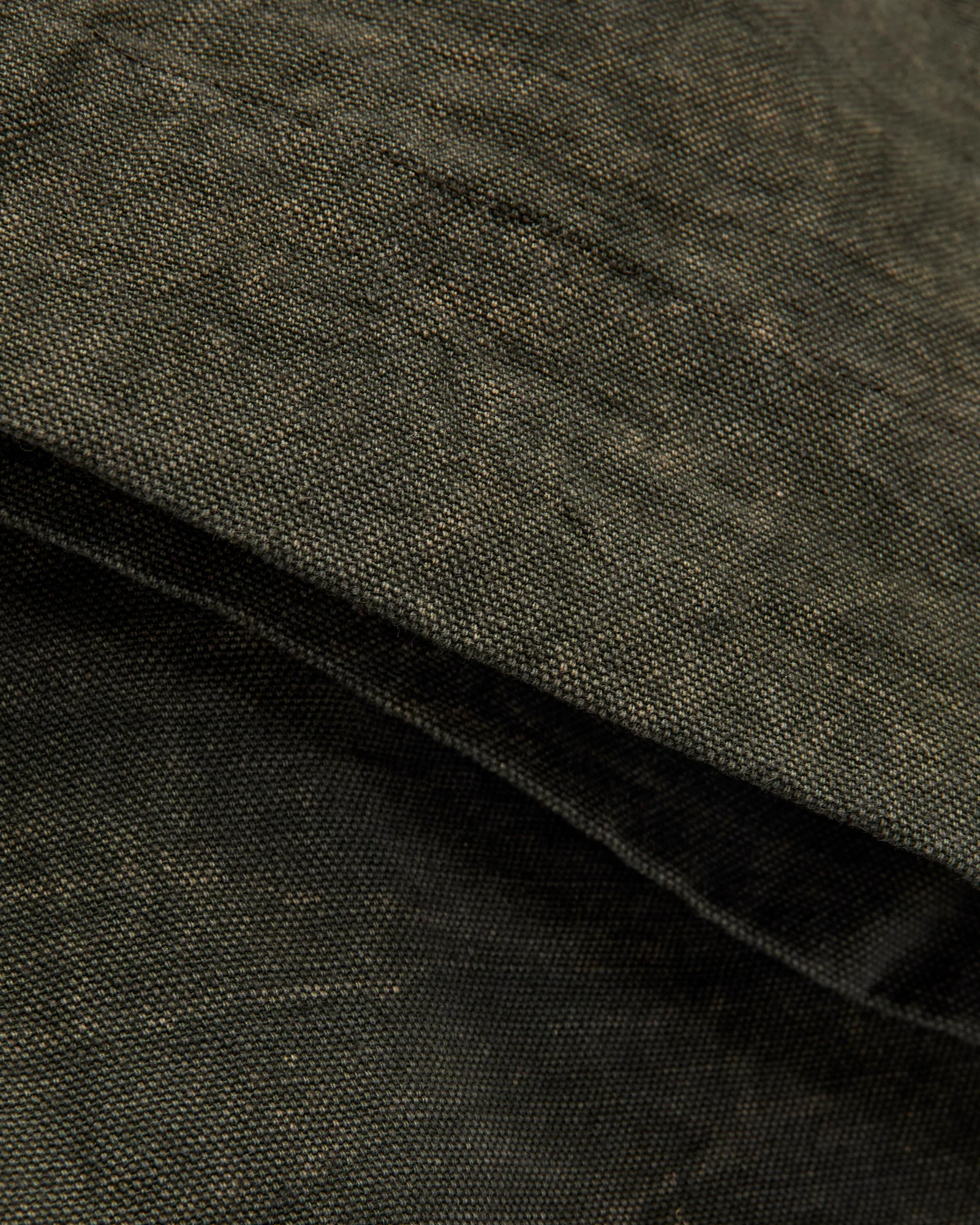 Raka Pants in Forest Green Crackle Canvas - Image 8