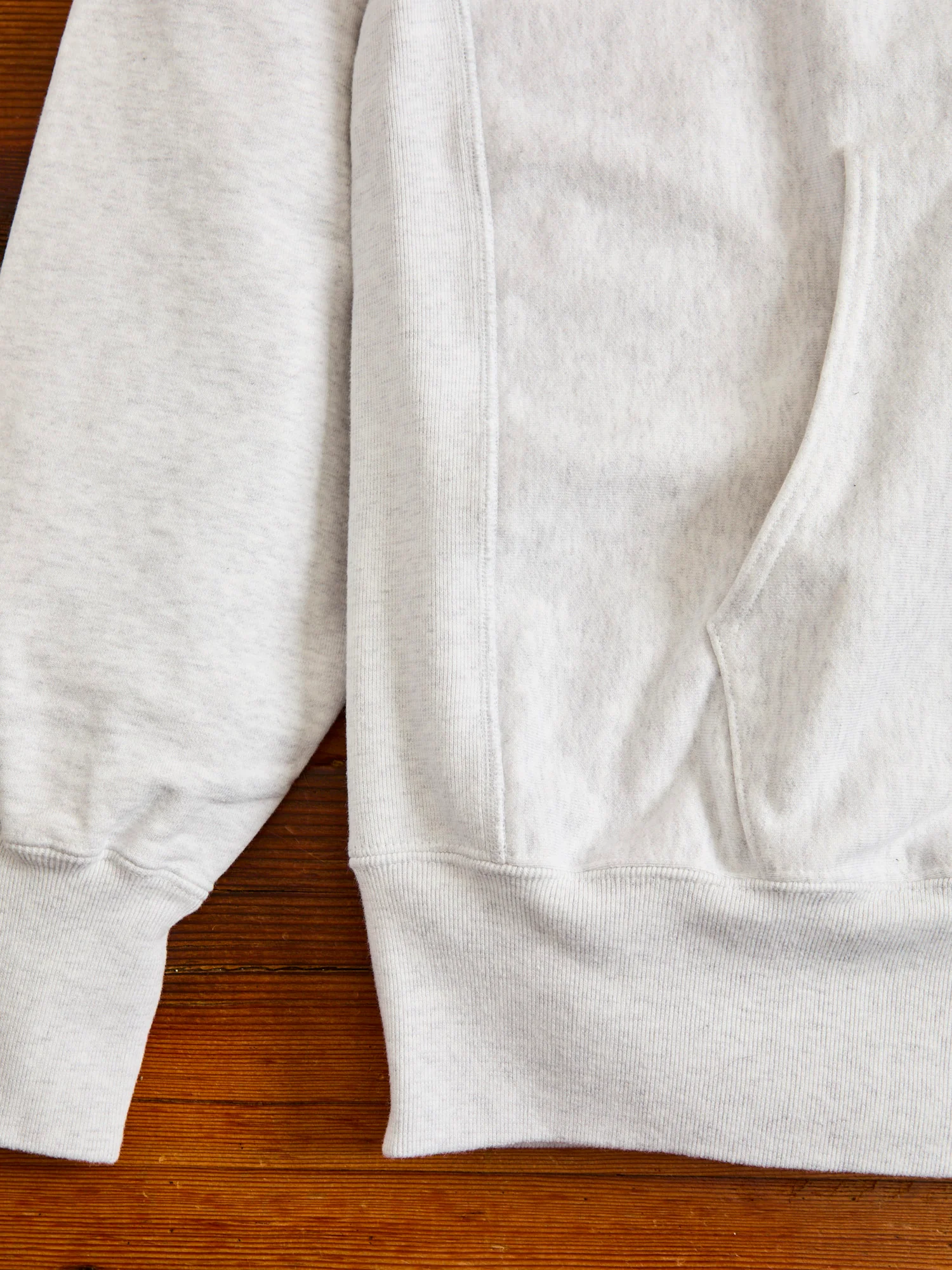 Reverse Weave Heavyweight Pullover Hoodie in Oatmeal - Image 6