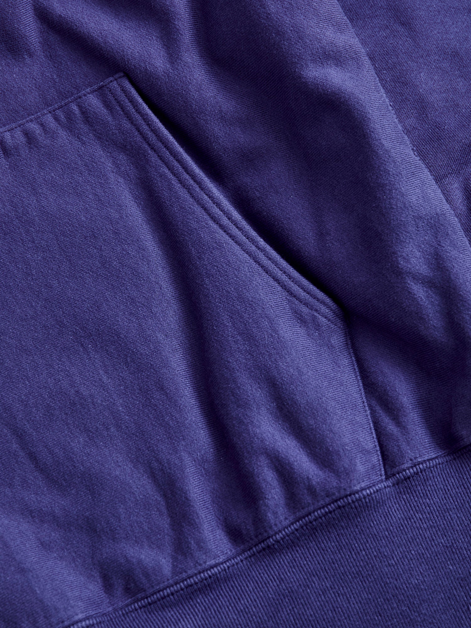 Reverse Weave Heavyweight Pullover Hoodie in Purple - Image 5